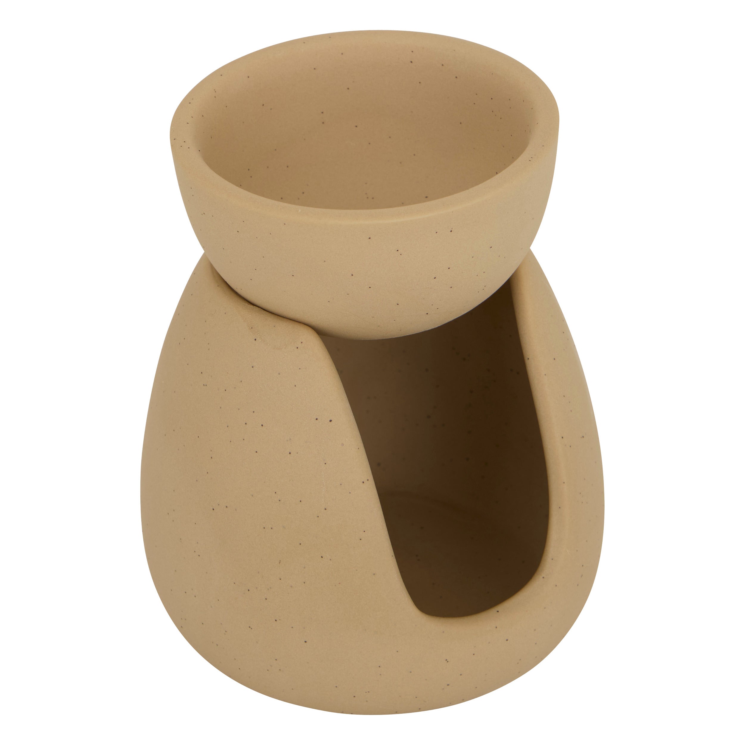 Arzator de parfum "Wonj" - D. 11 cm, Bej - Atmosphera