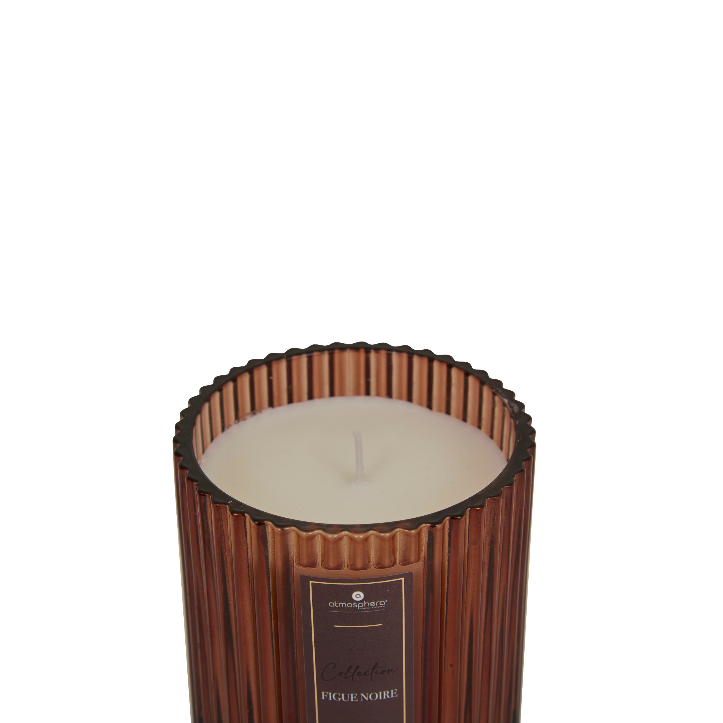 Lumanare parfumata "Albie" - Smochina neagra, Rosu inchis, 290 g - Atmosphera