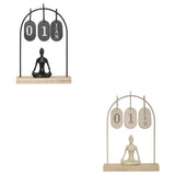 Yogi metal calendar H28,5 cm - Atmosphera