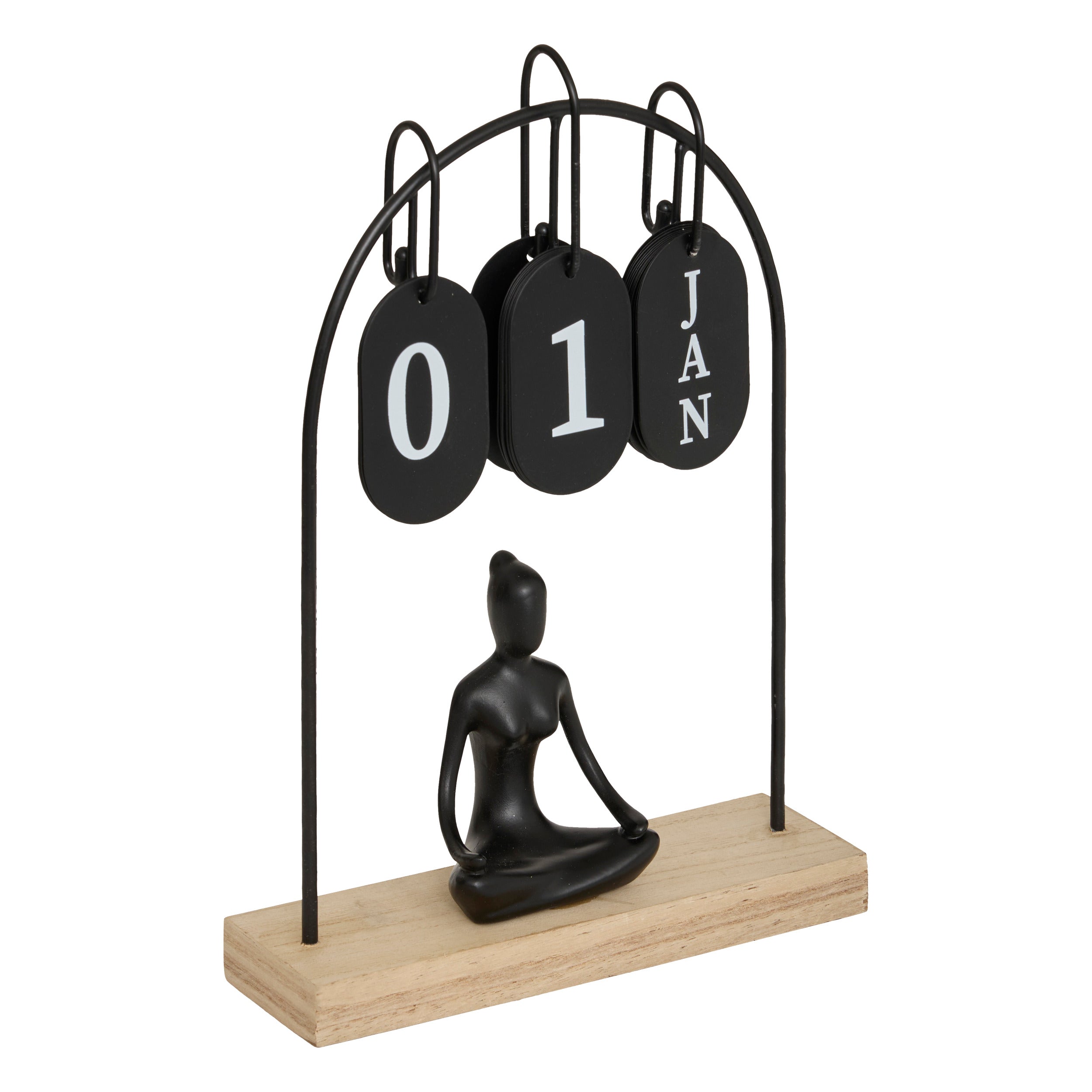 Yogi metal calendar H28,5 cm - Atmosphera