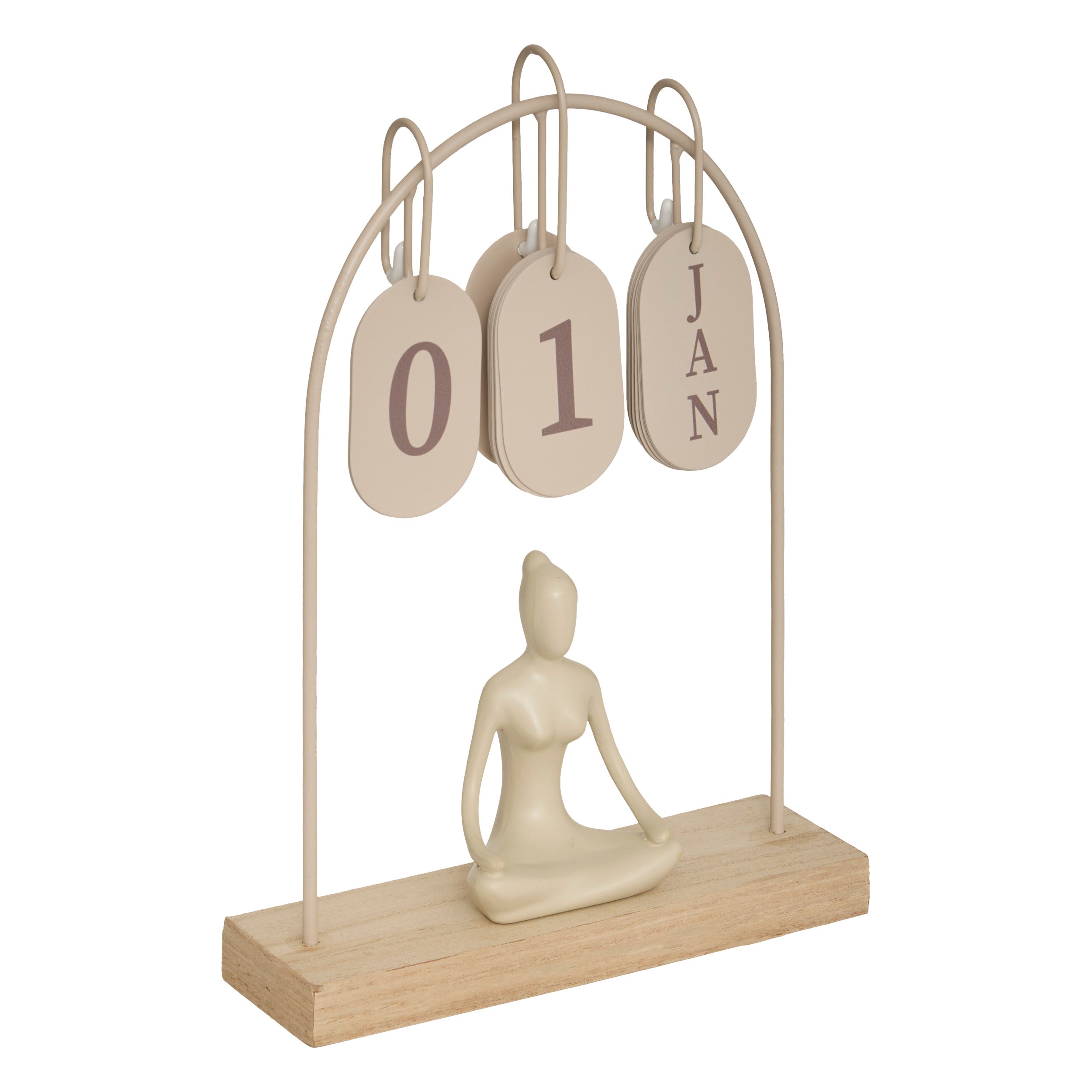 Yogi metal calendar H28,5 cm - Atmosphera