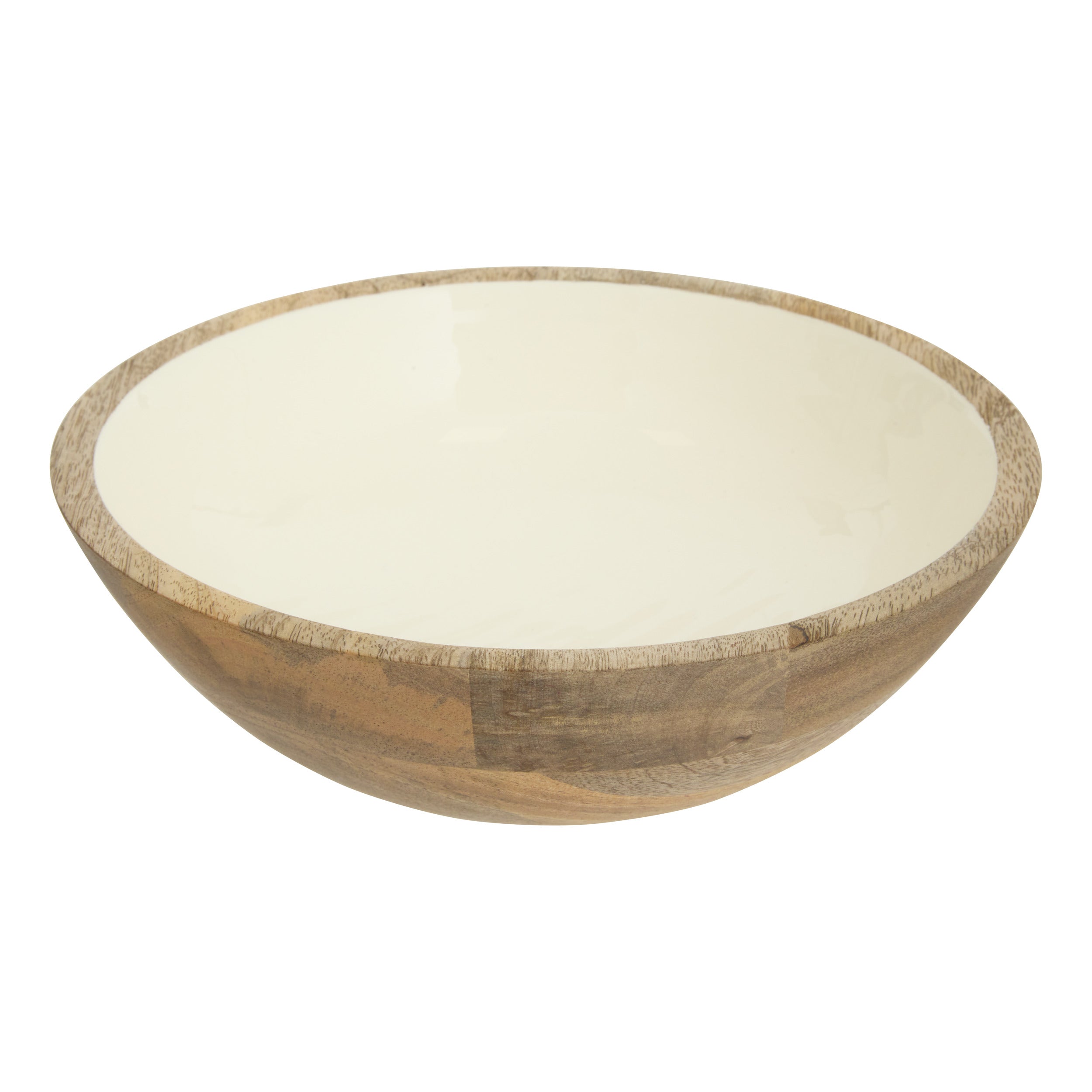 Bol pentru salata "Inaya" - Lemn de mango, D. 25 cm - Atmosphera