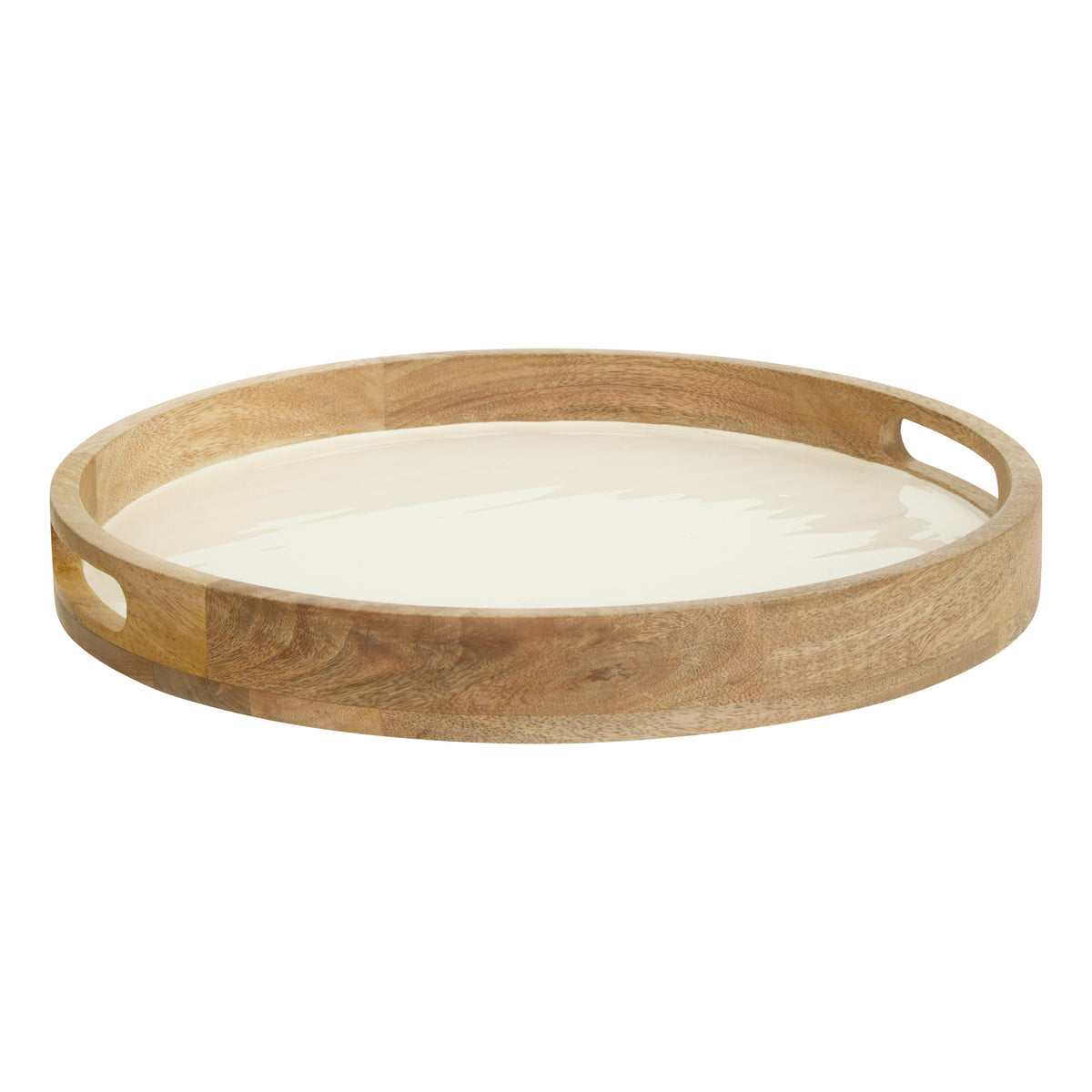 Platou "Inaya" - Lemn de mango, D. 38 cm - Atmosphera