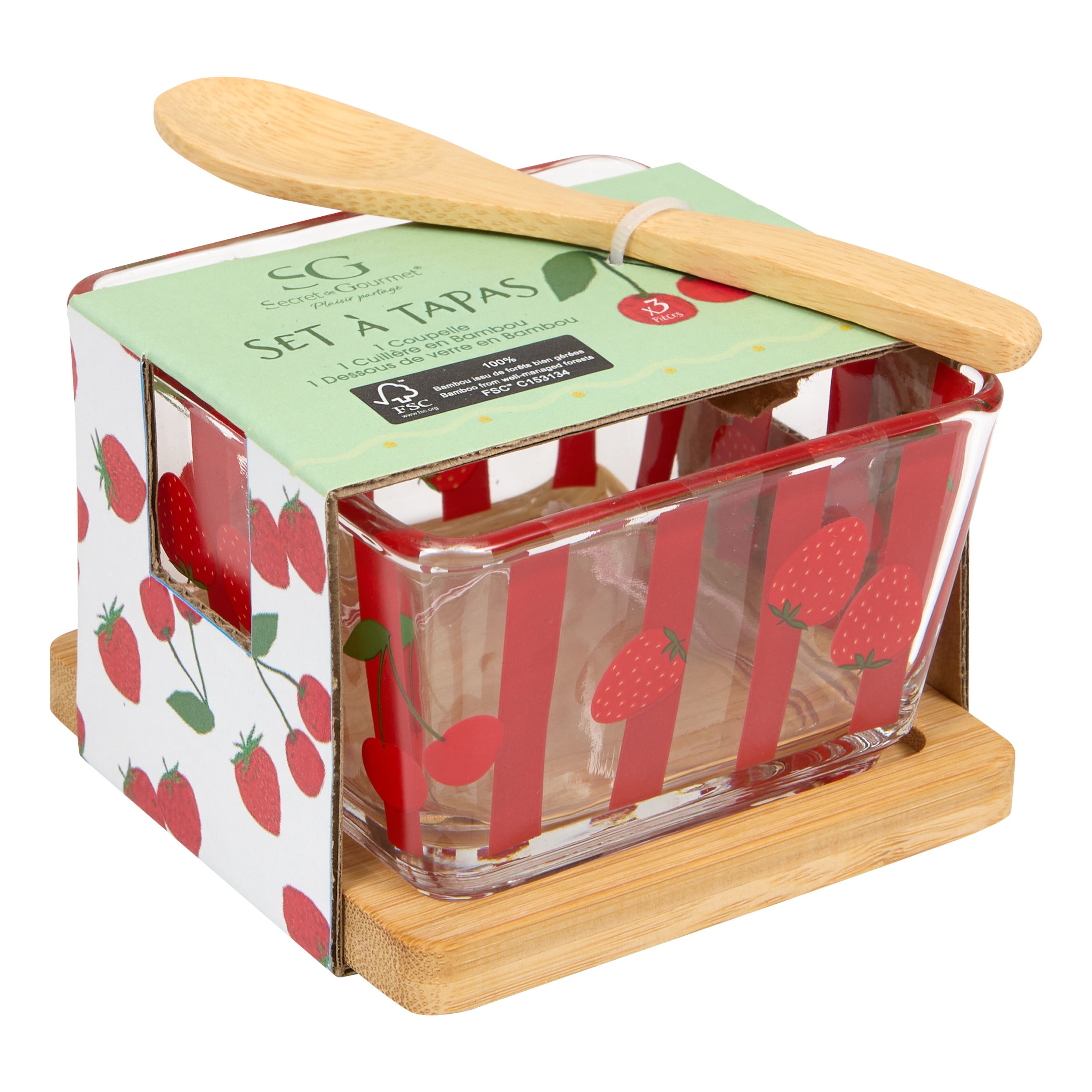 Set tapas fruity 3 piese - Secret de Gourmet