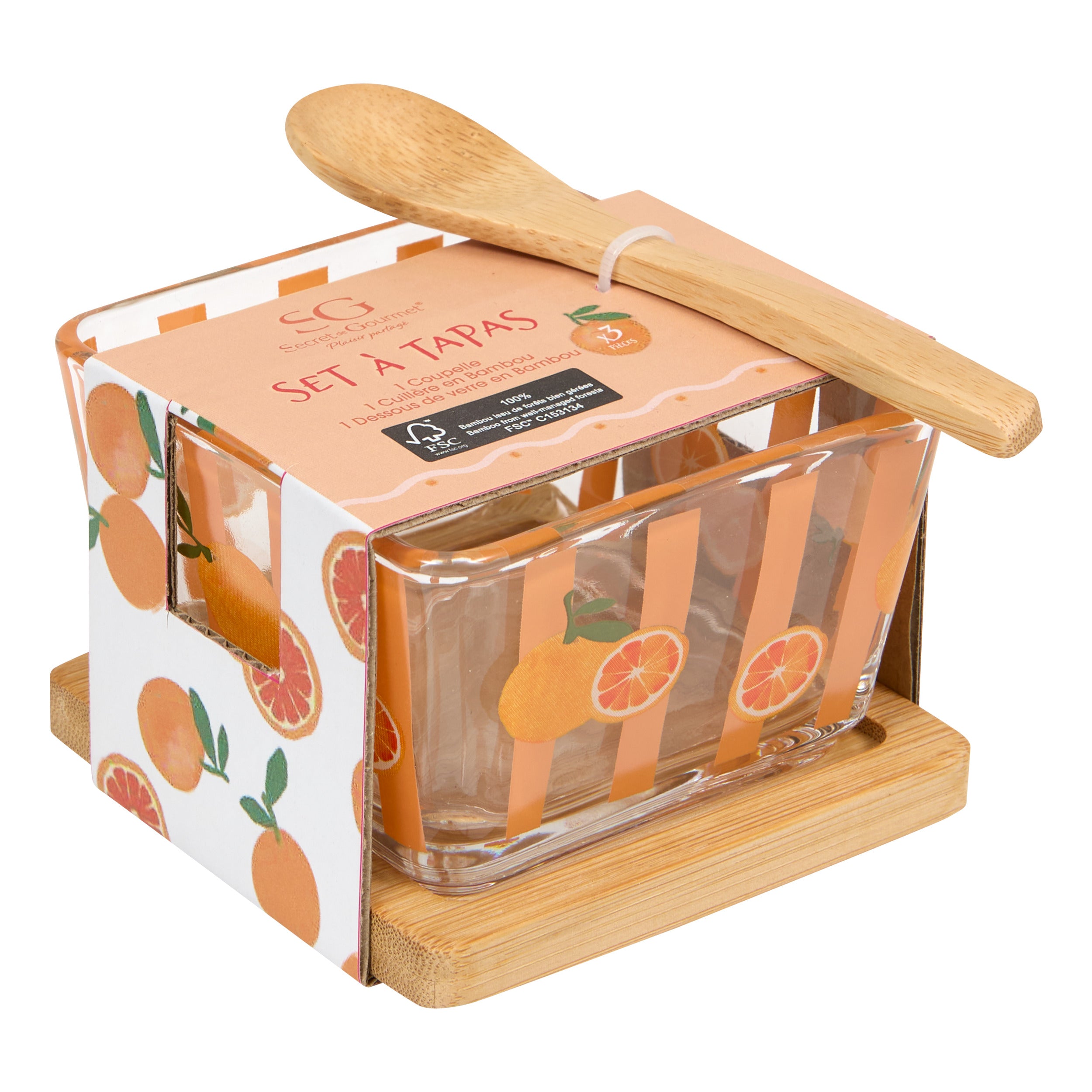Set tapas fruity 3 piese - Secret de Gourmet