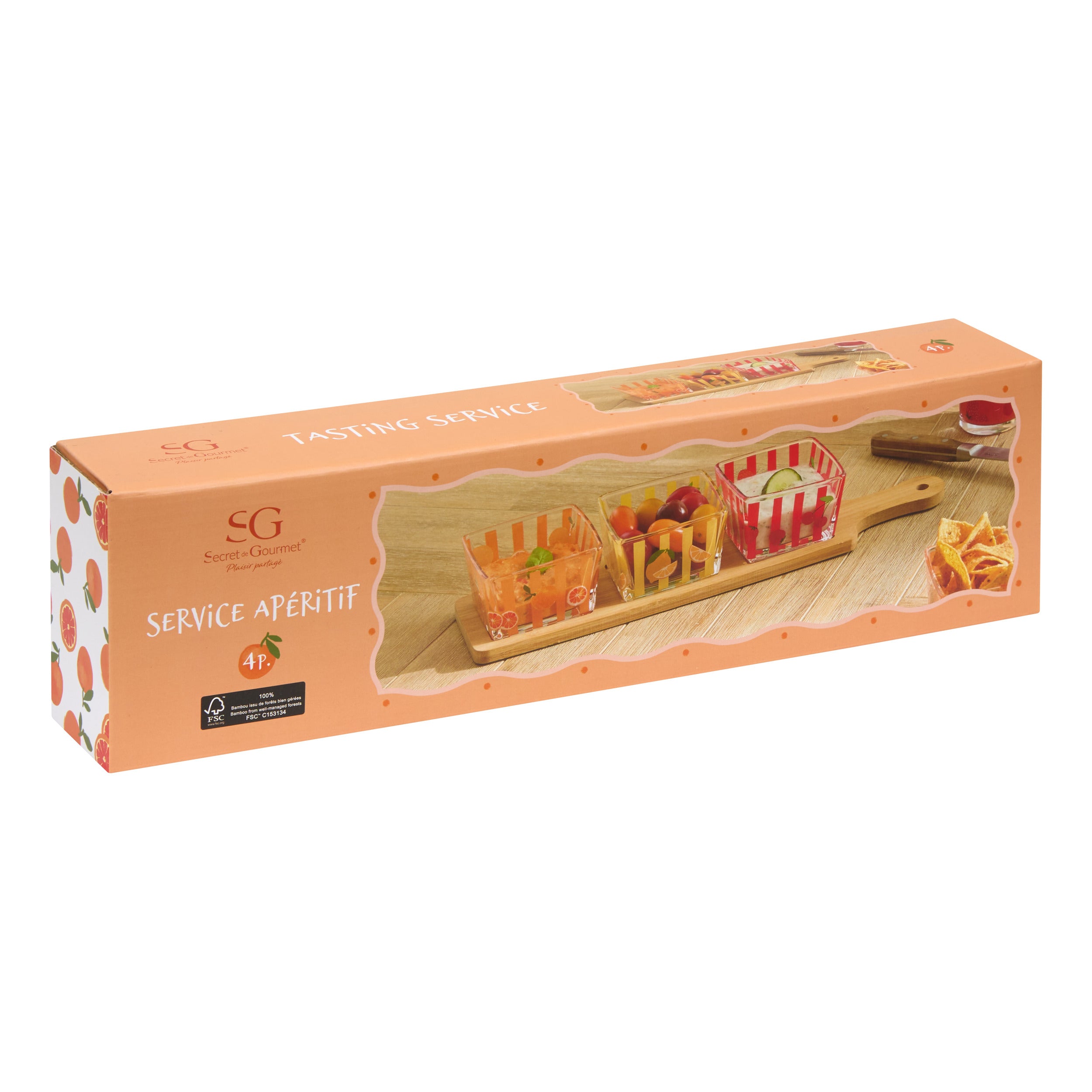 Tacam, appetizer set fruity 4 piese - Secret de Gourmet
