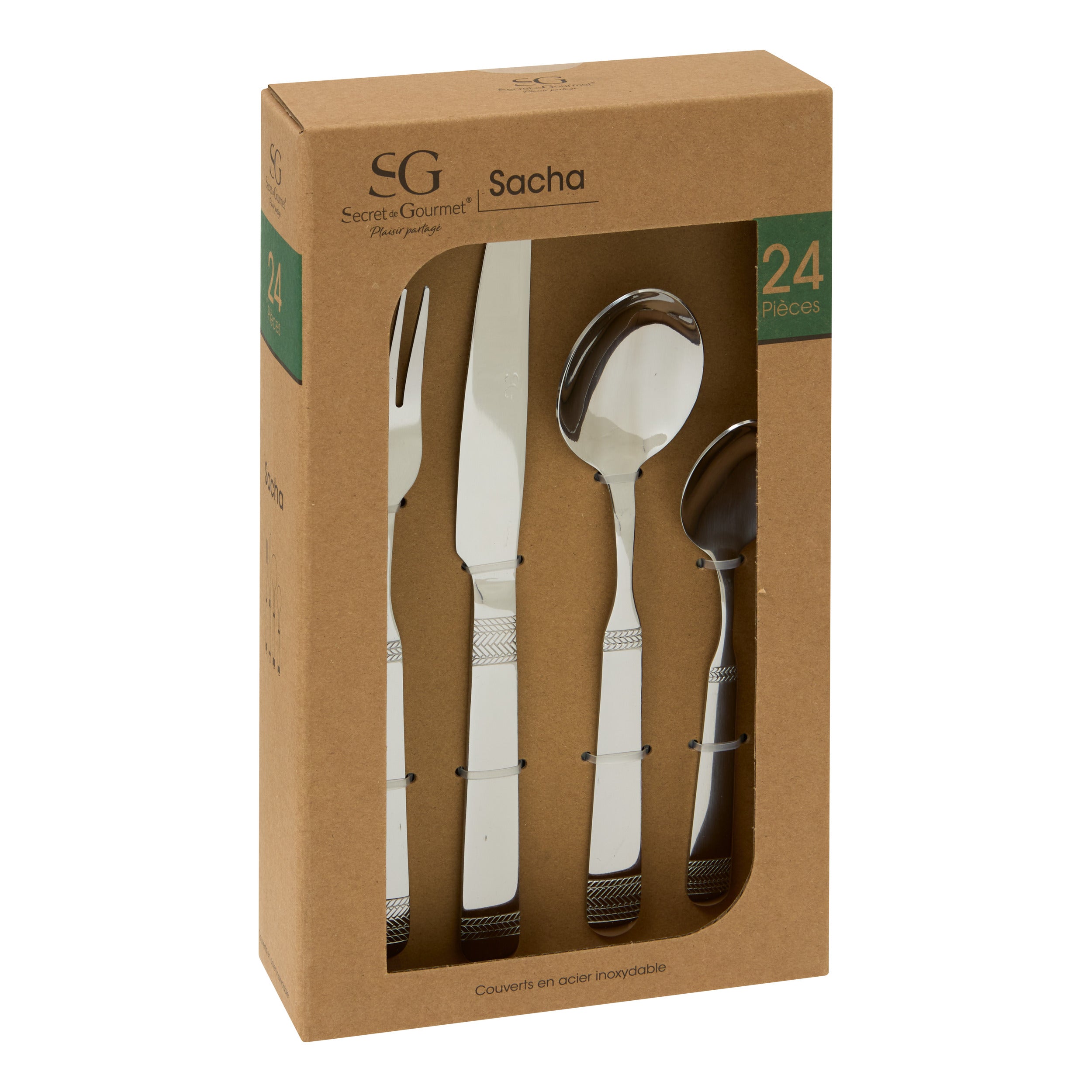 Tacam, cutlery set sacha 24 piese - Secret de Gourmet