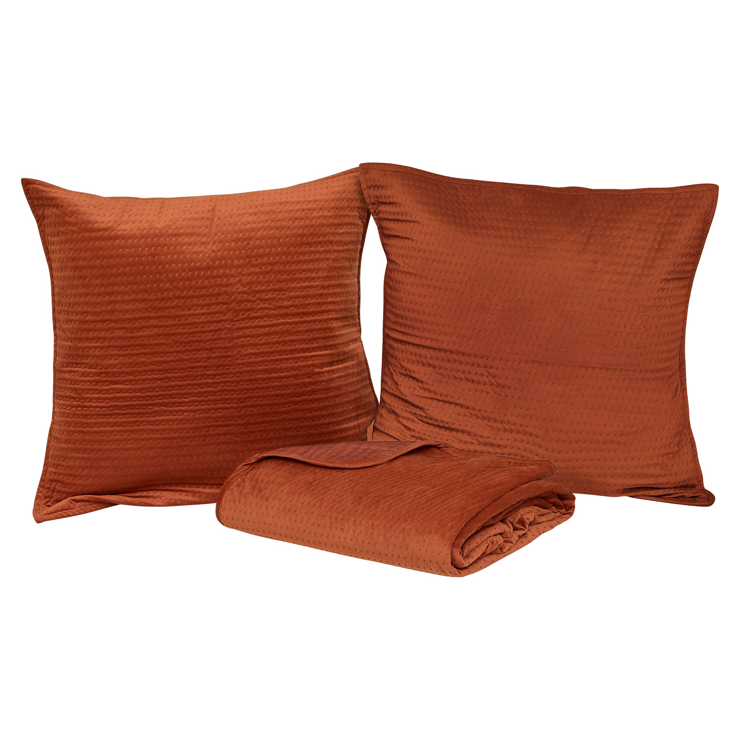 Textila pentru casa, bedspread lilou 240 x 260 cm cu 2pc tc - Atmosphera