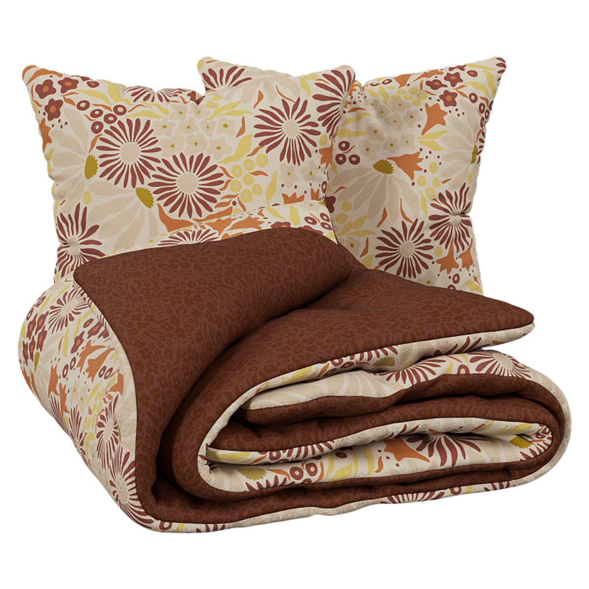 Textila pentru casa, duvet set print daisie 240 x 220 cm - Atmosphera
