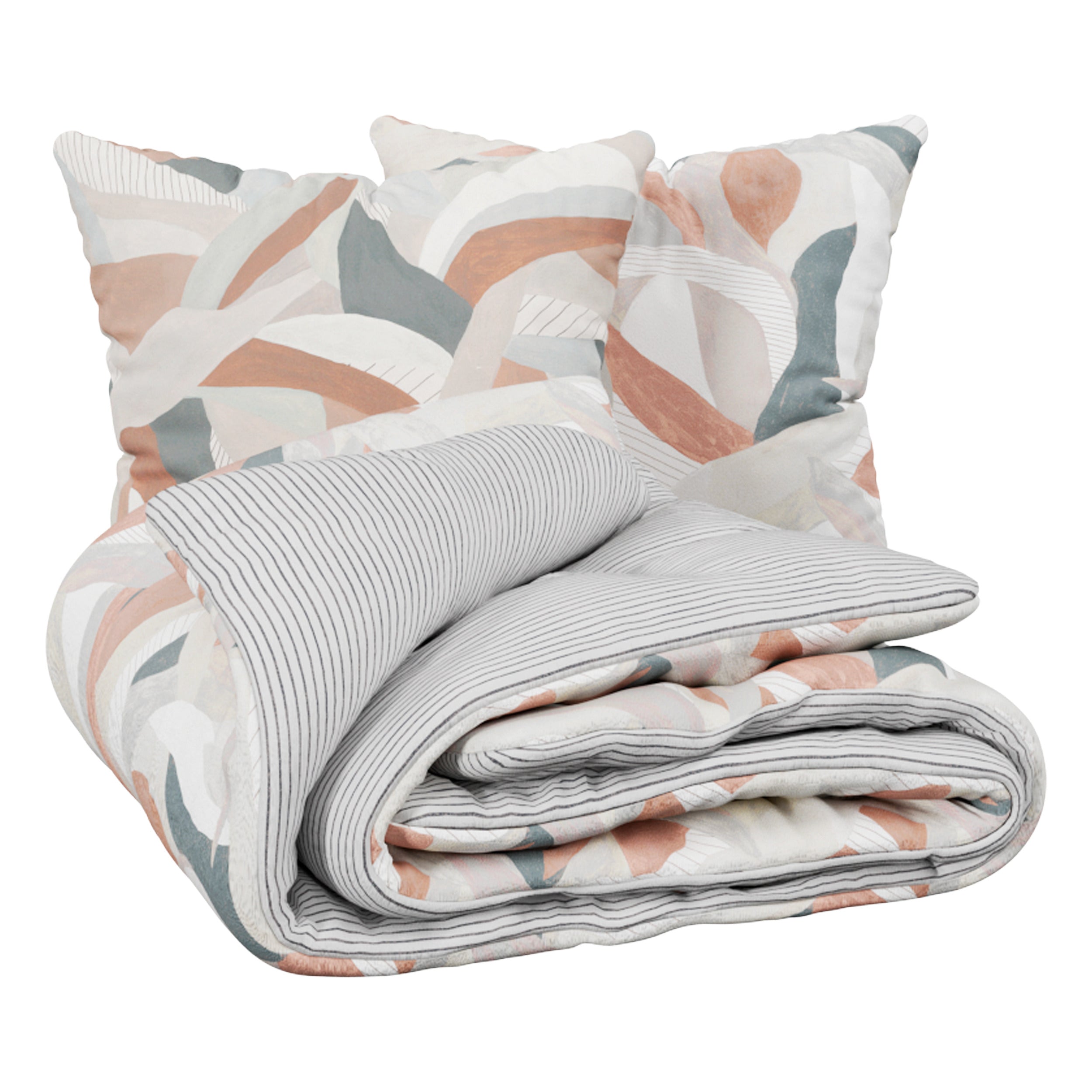 Textila pentru casa, duvet set print aeris 240 x 220 cm - Atmosphera