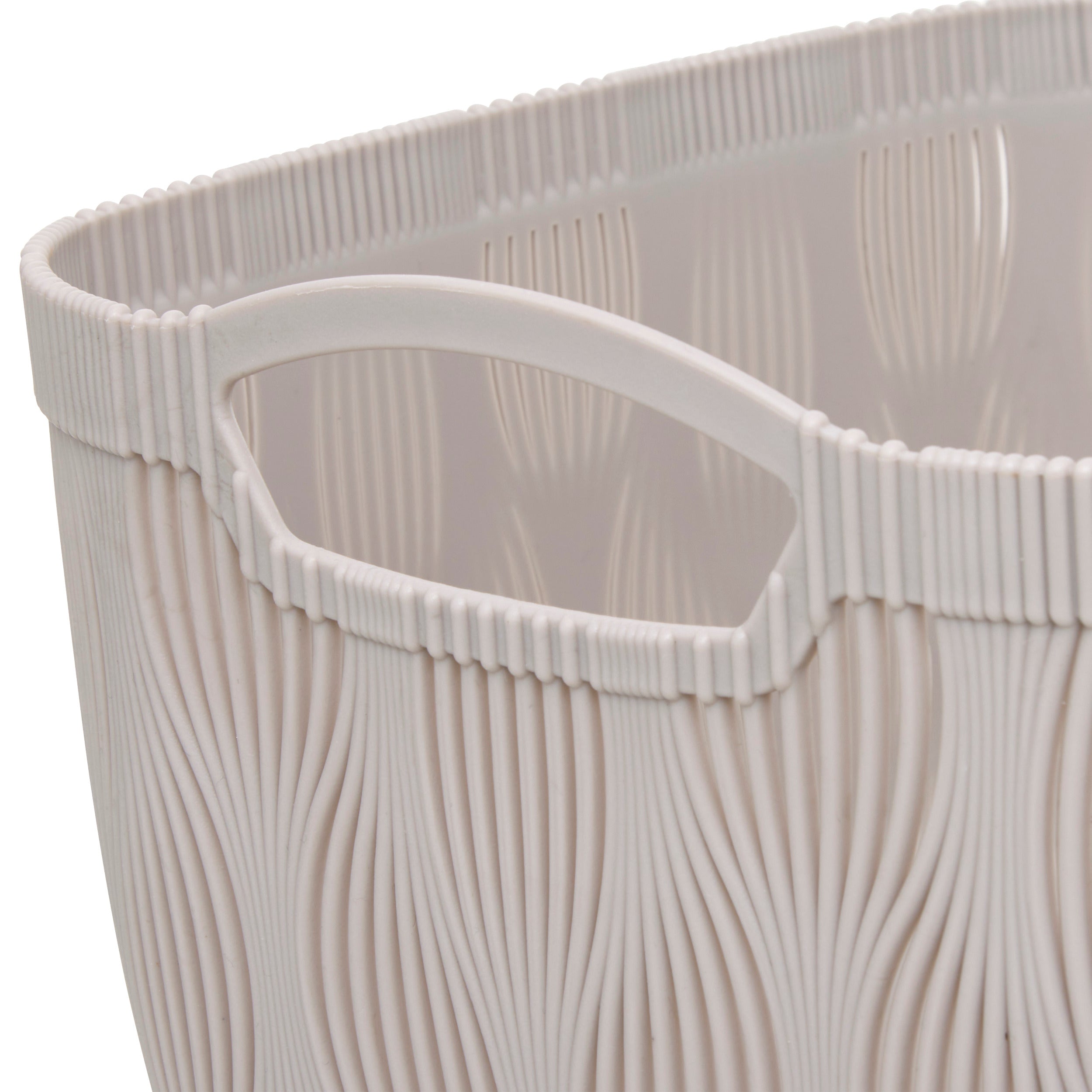 Cos culoarea argilei, Leaf, 6,5 l, L 28,7 x l 22,2 x H 15,2 cm, PP