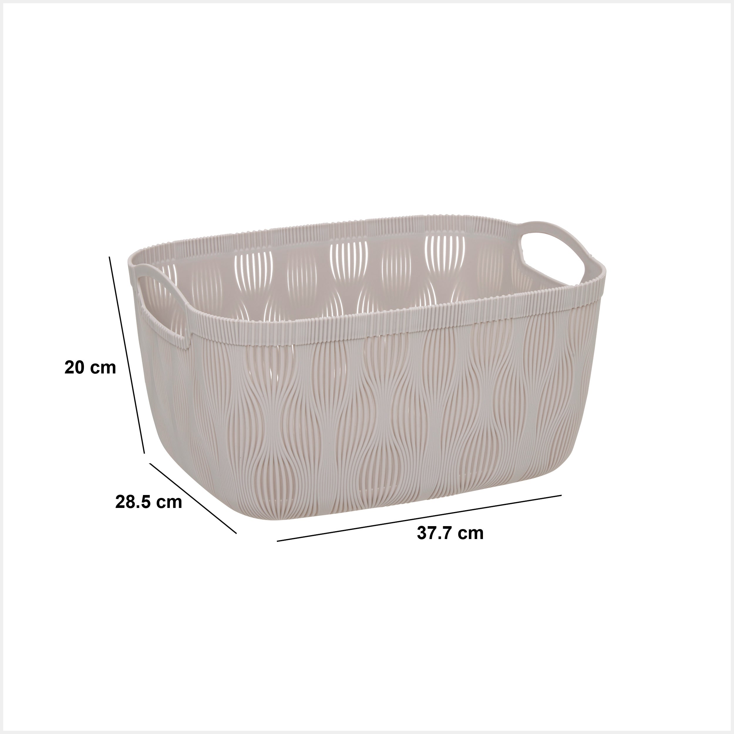 Cos culoarea argilei, Leaf, 15 l, PP