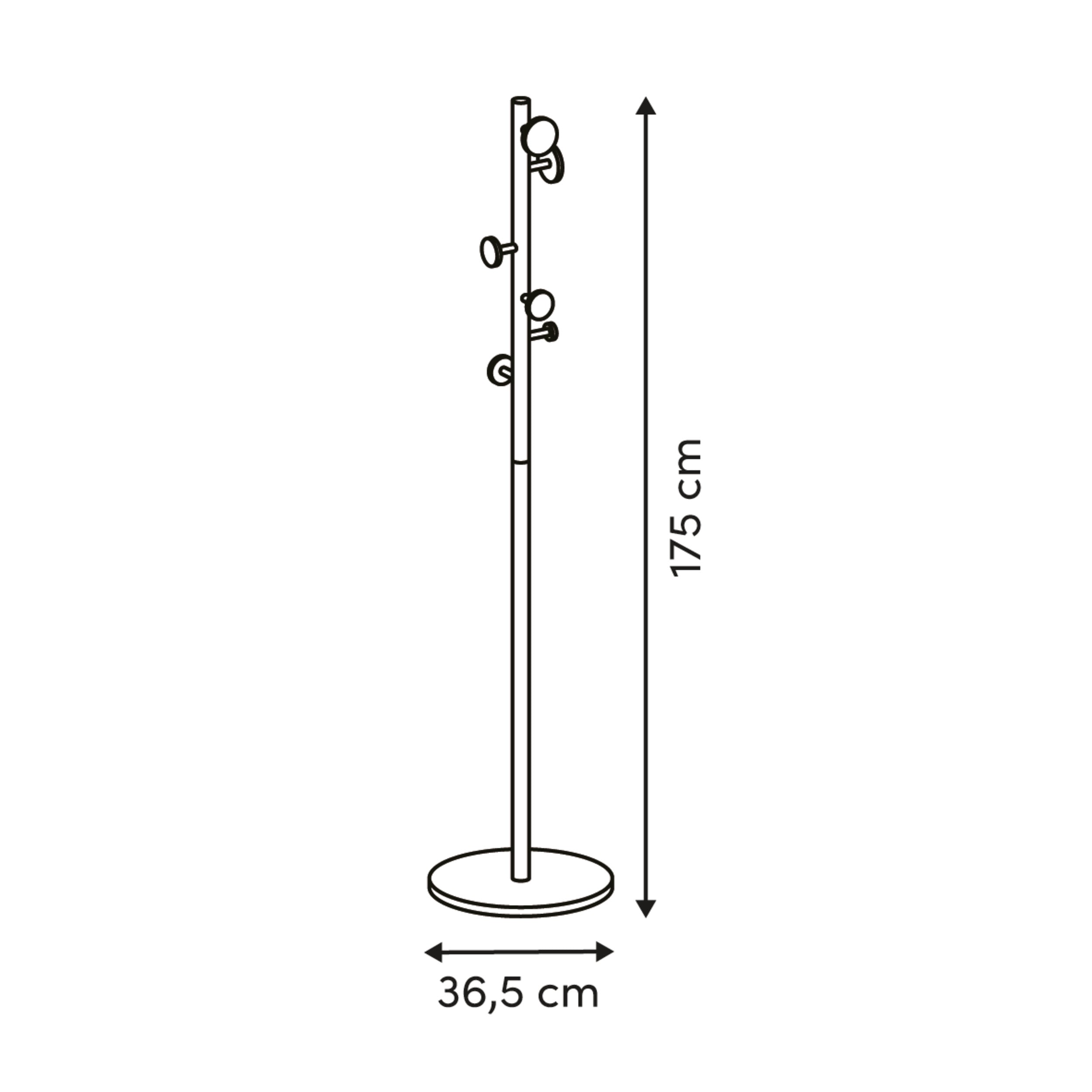 Organizator casa, coat rack lemn 6h come - Five
