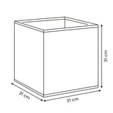 Organizator casa, storage cutie 31x31 lemn come - Five