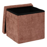 Organizator casa, ottoman 31x31 moka velvy - Five