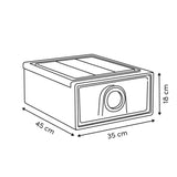 Organizator casa, drawer plastic 16 l tide n stak - Five