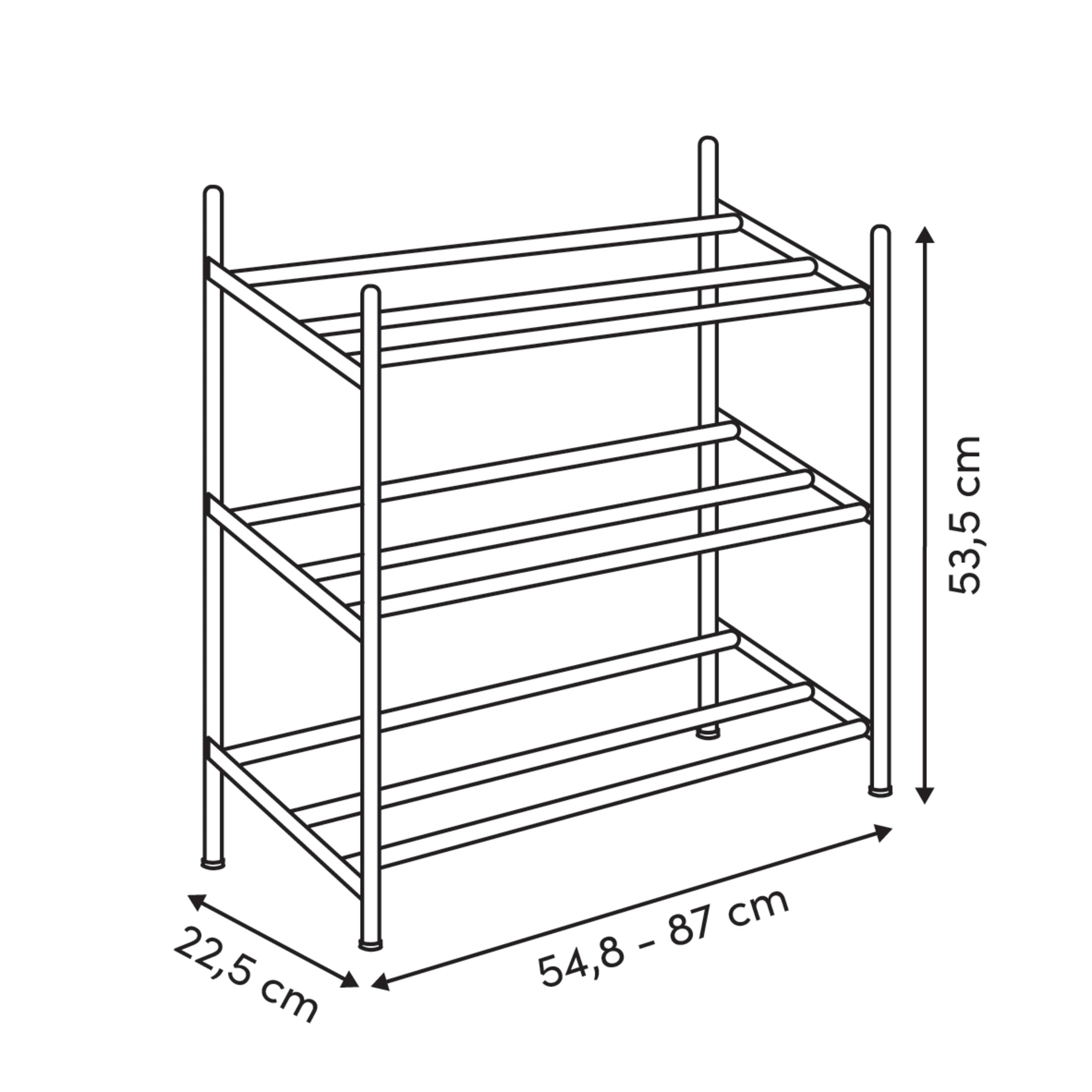 Organizator casa, shoe rack 6/12 piese verde cassie - Five