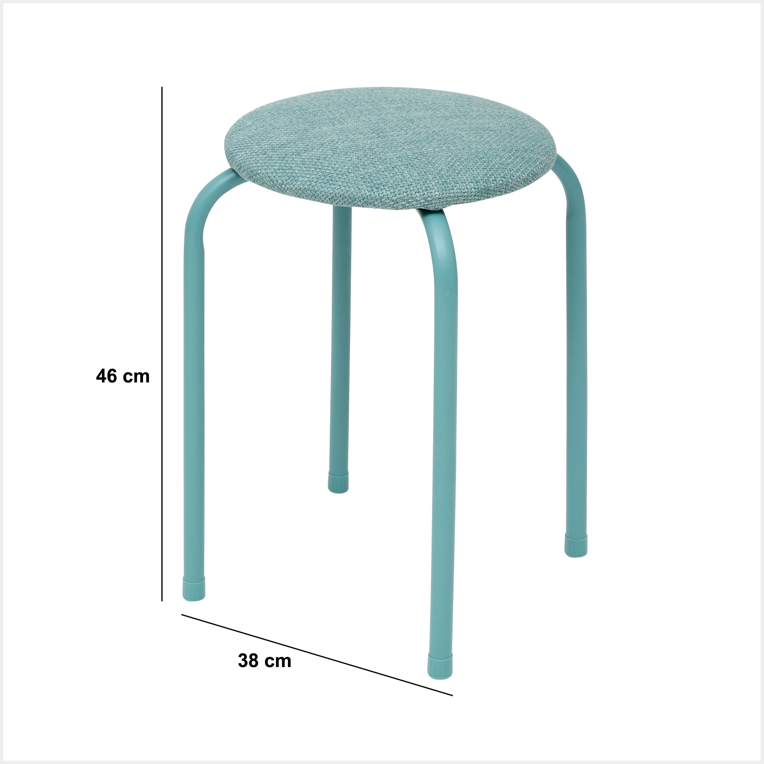 Mobilier depozitare, stackable stool chine verde - Five