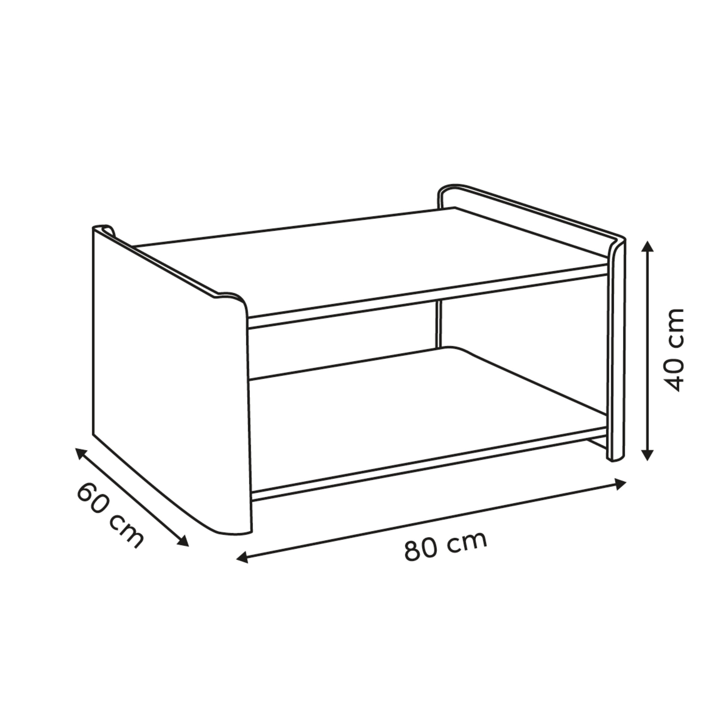 Mobilier depozitare, coffee table roundy - Five