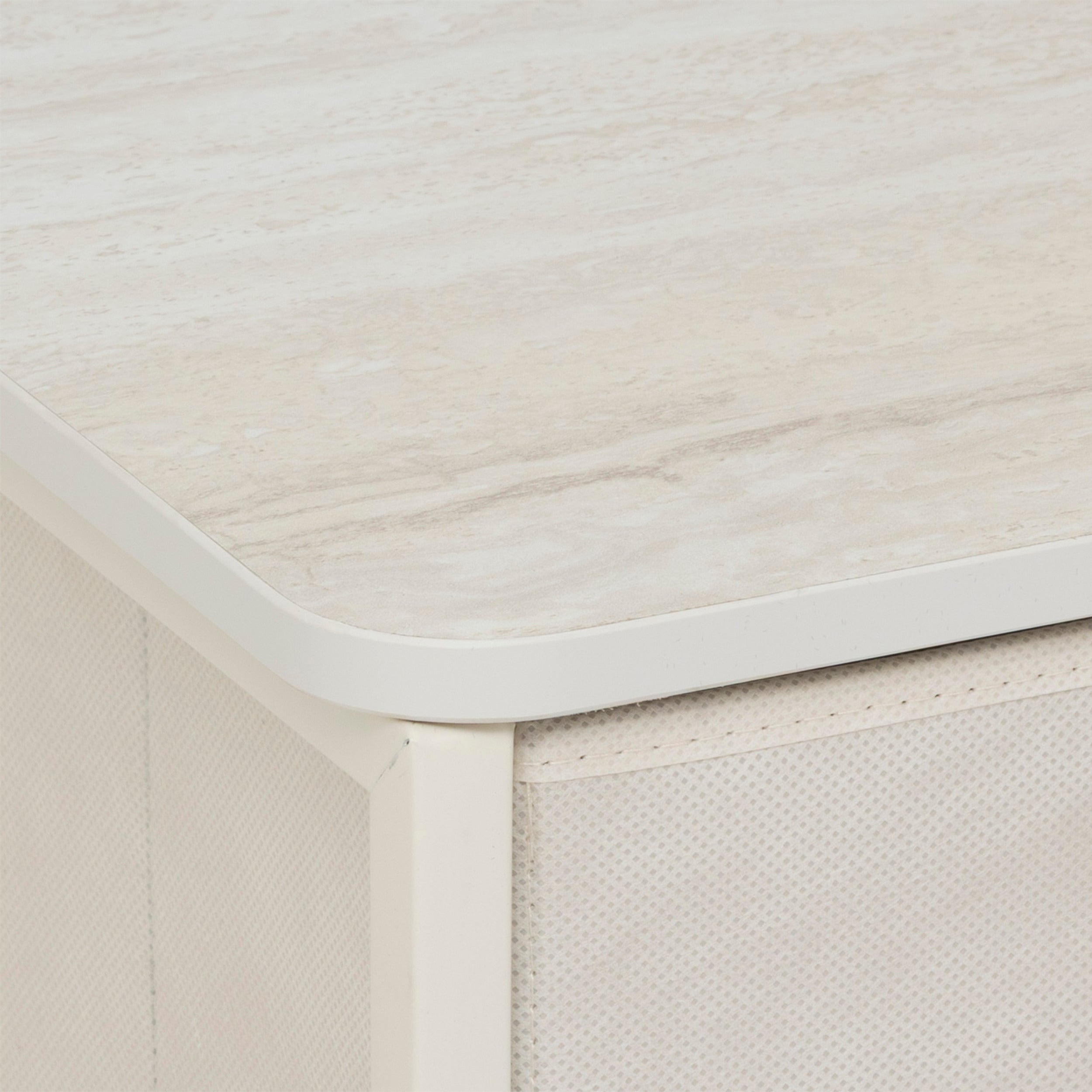 Mobilier depozitare, console 2 draw beige tissa - Five