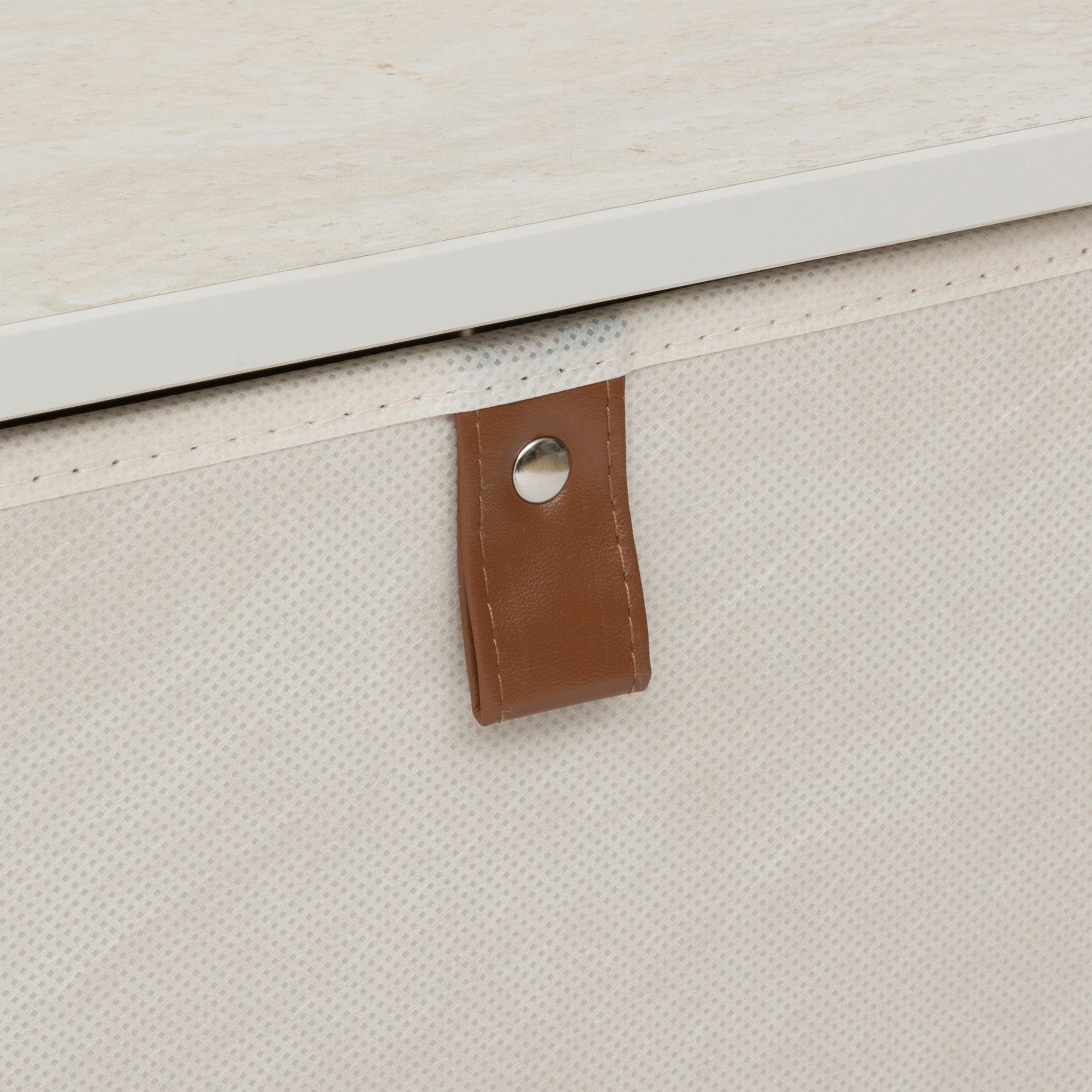 Mobilier depozitare, console 2 draw beige tissa - Five