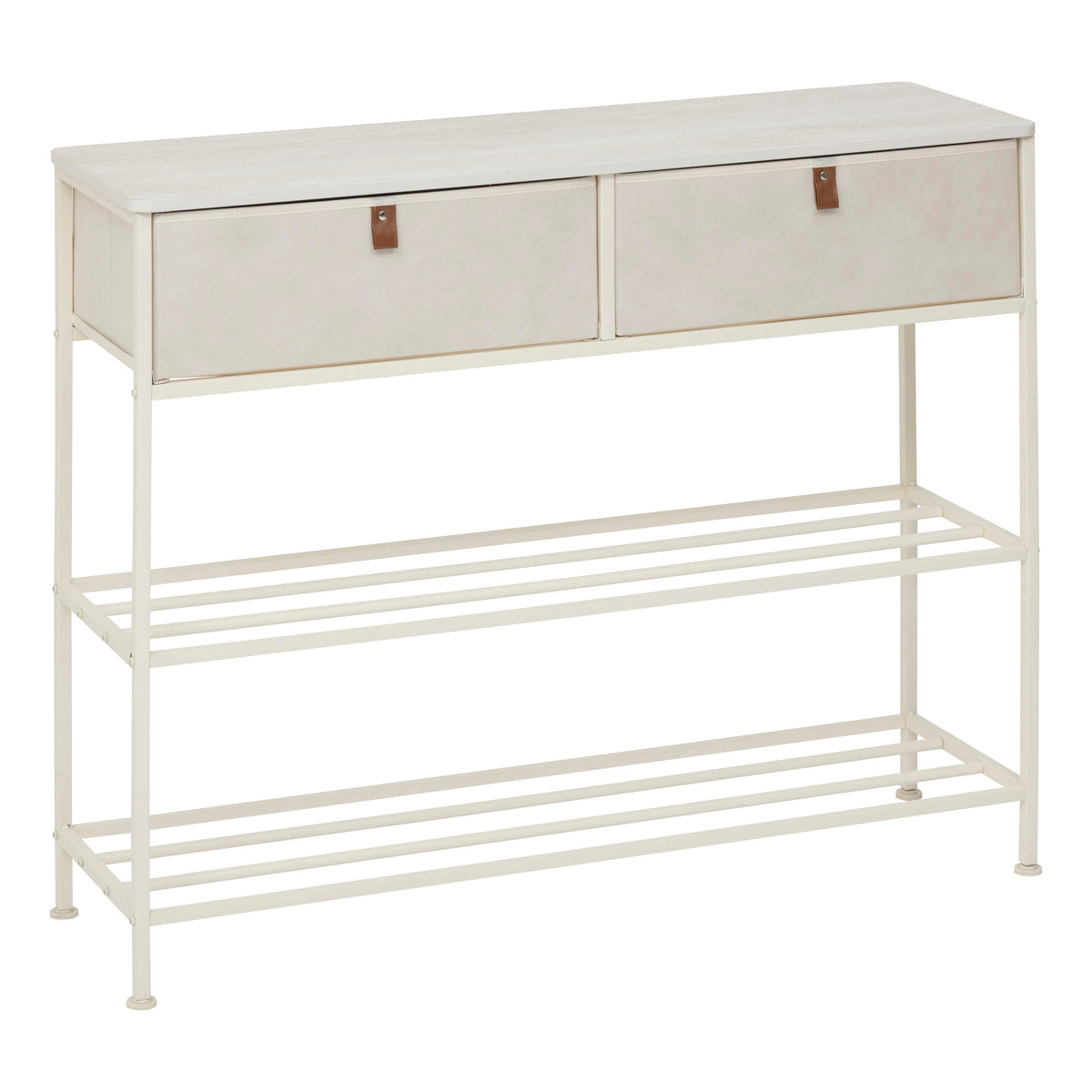 Mobilier depozitare, console 2 draw beige tissa - Five
