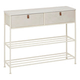 Mobilier depozitare, console 2 draw beige tissa - Five