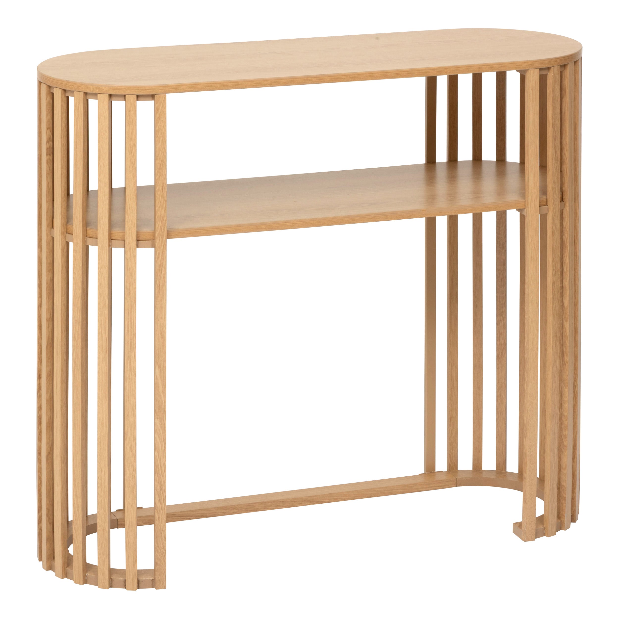 Mobilier depozitare, round console slat - Five