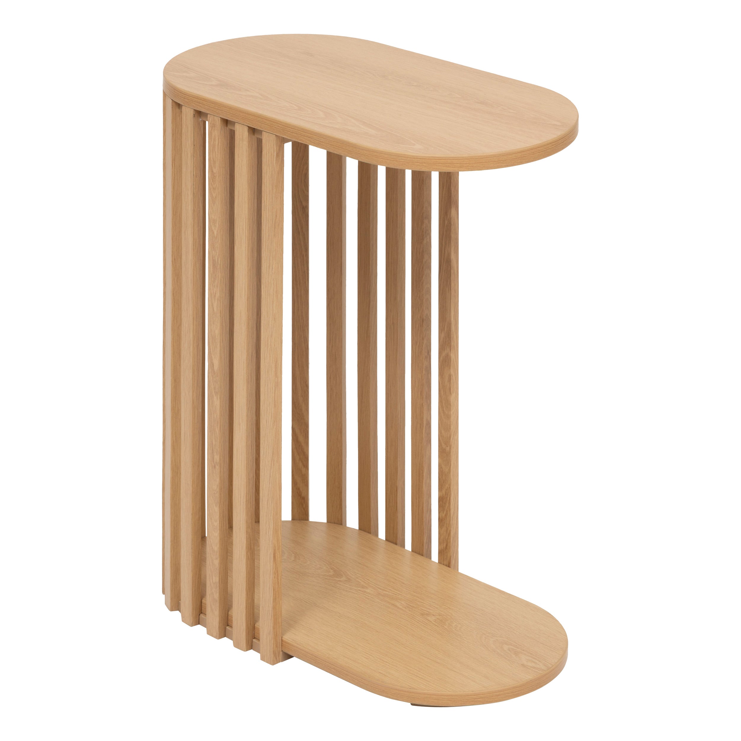 Mobilier depozitare, round sidetable slat - Five