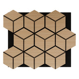 Decoratiune de perete, hexa wd panel clint 56 x 69 cm - Atmosphera