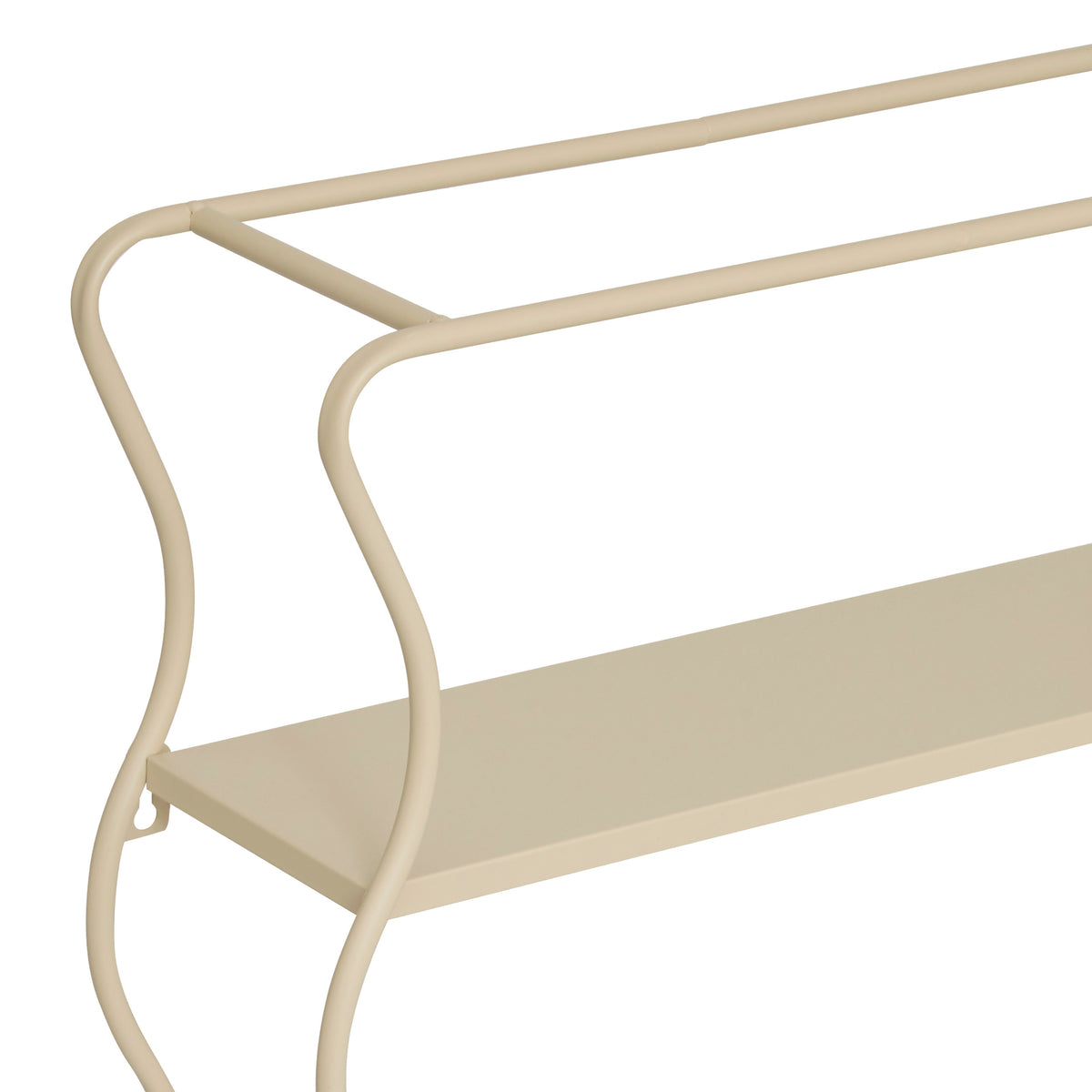 Decoratiune de perete, crem metal shelf judy 58 x 40 cm - Atmosphera