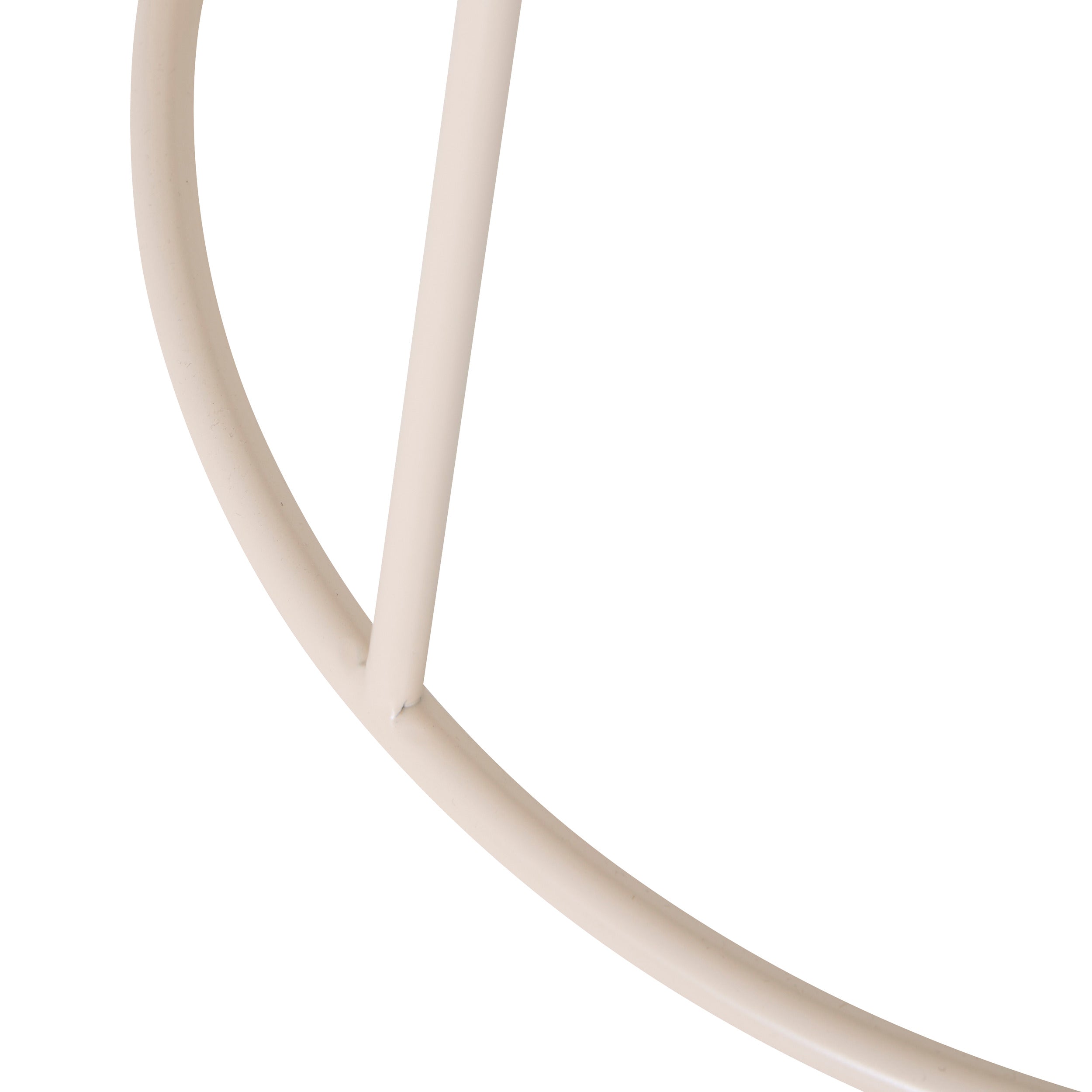 Masuta auxiliara "Latte" - Bej, D. 38 cm - Atmosphera