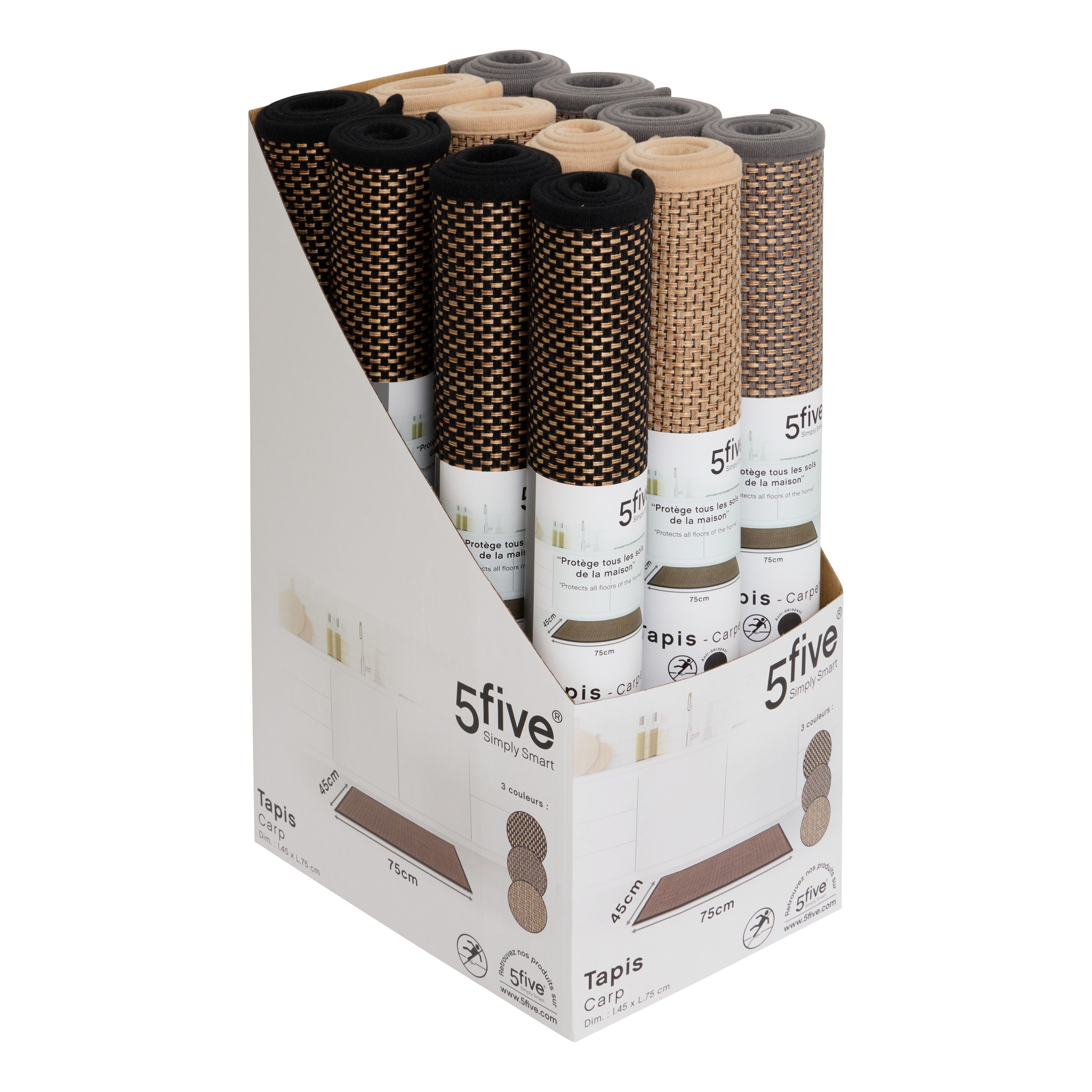 Carp wov mottld 45 x 75 cm asortat - Five