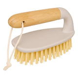 Perie de frecat Wood N Clean lungime 14.5 cm maner bambus