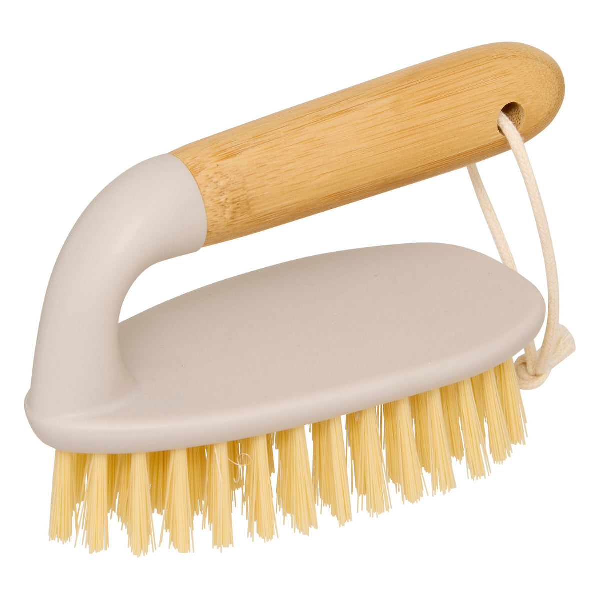 Perie de frecat Wood N Clean lungime 14.5 cm maner bambus