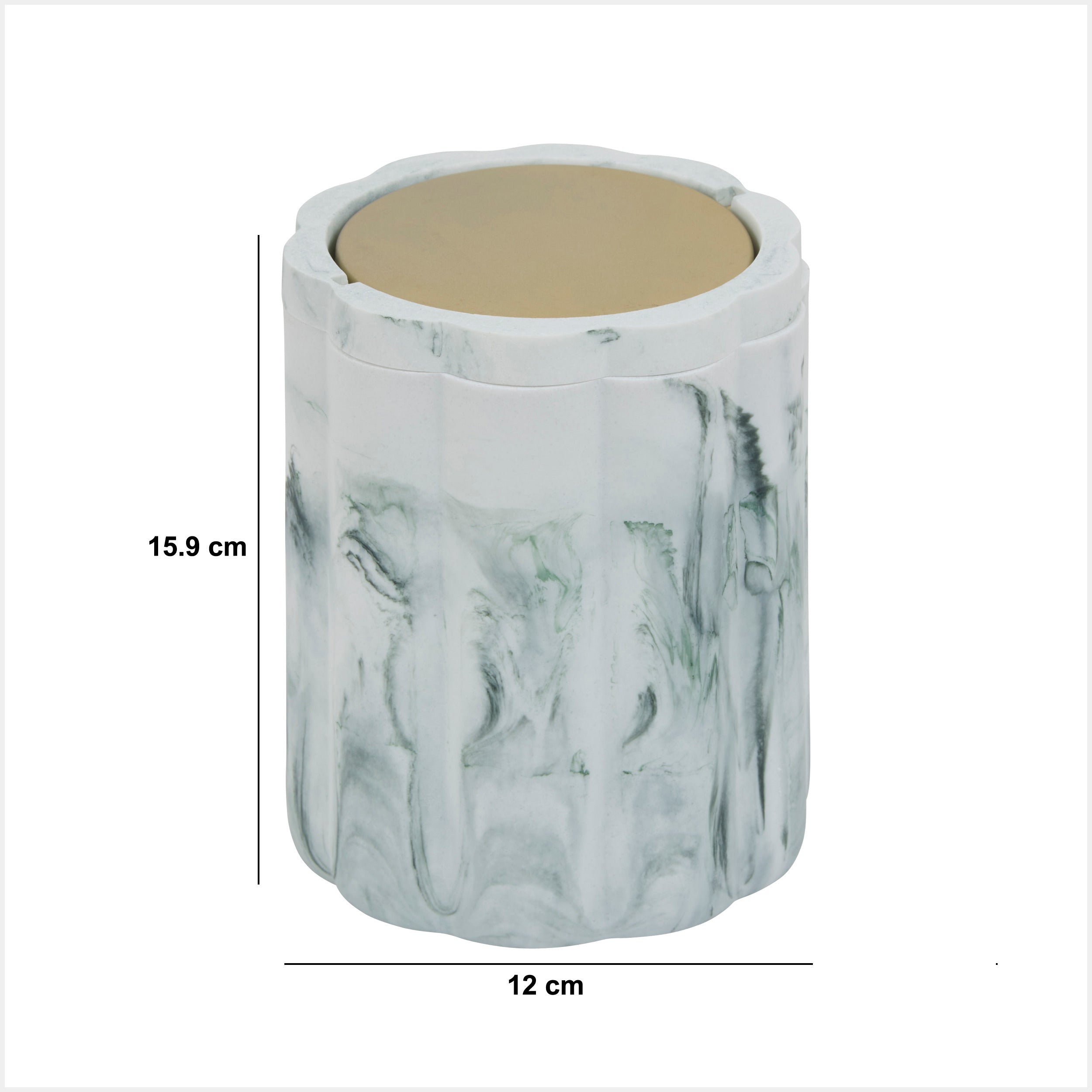 1.5 l res table bin marby - Five
