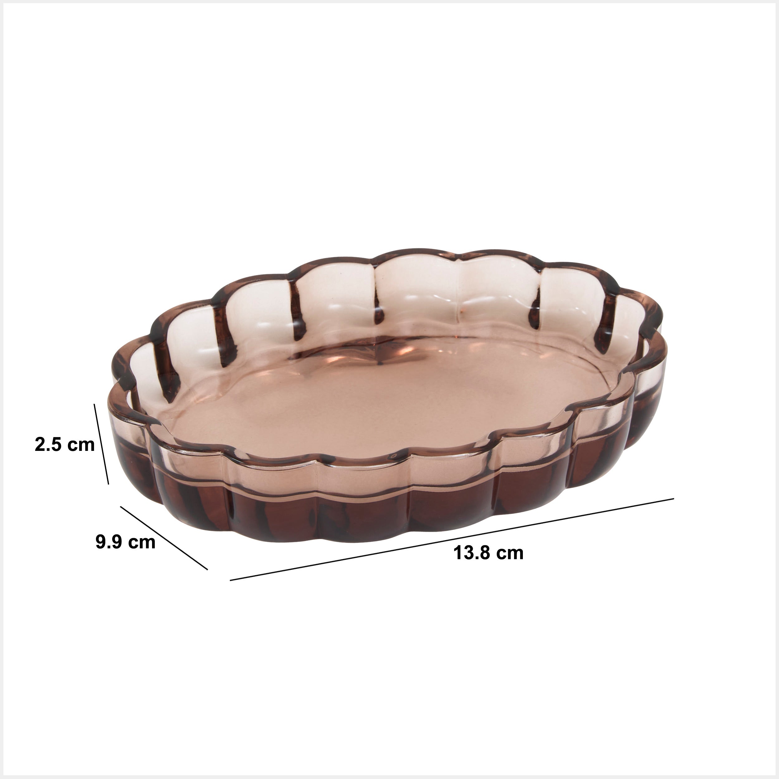 Soap holder amber florea - Five