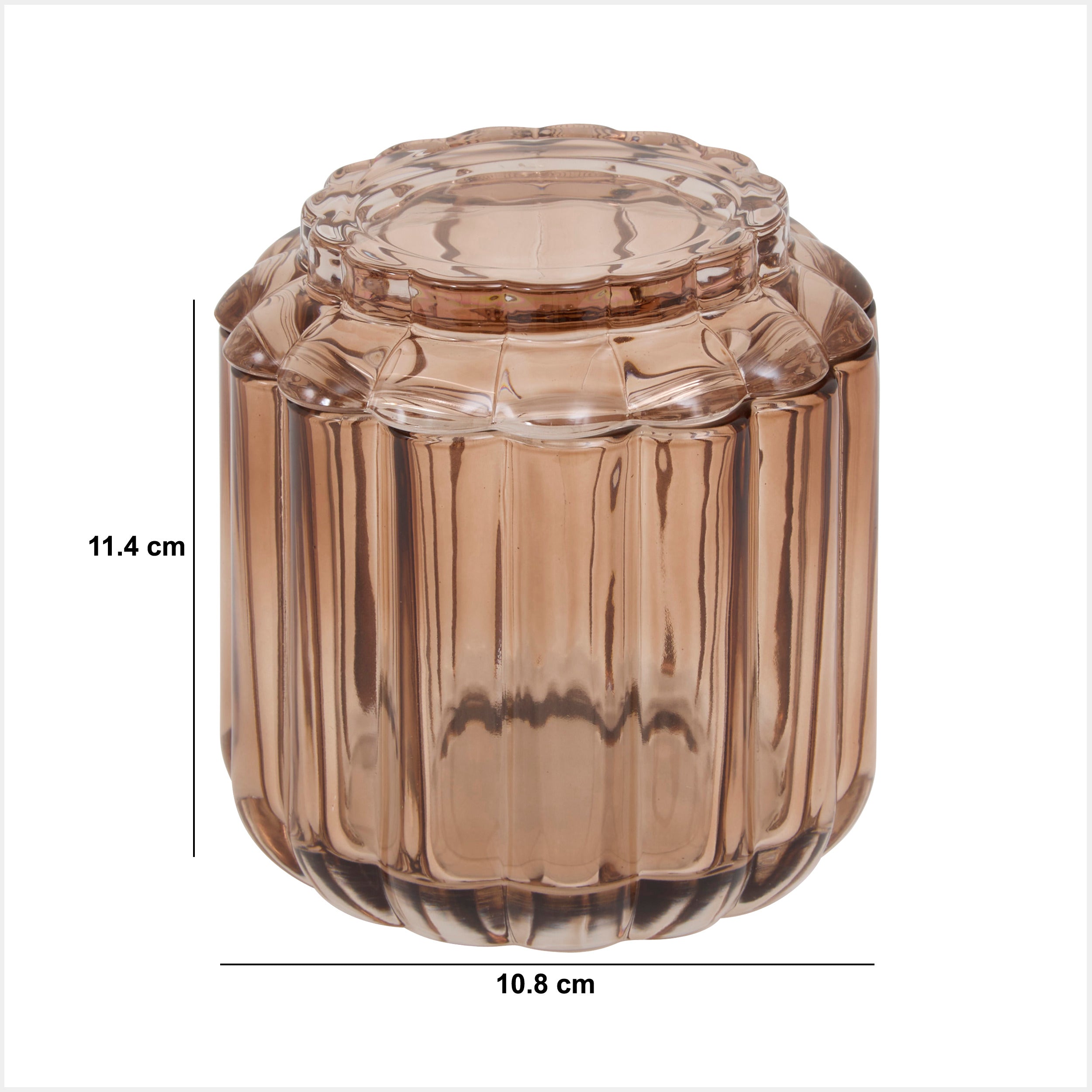 Cotton jar amber florea - Five