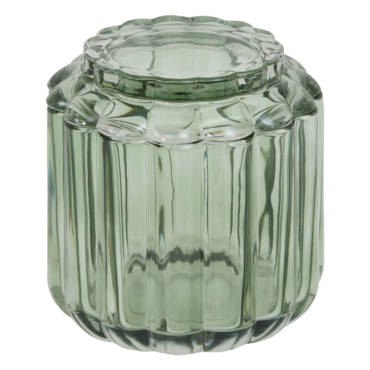 Cotton jar verde florea - Five