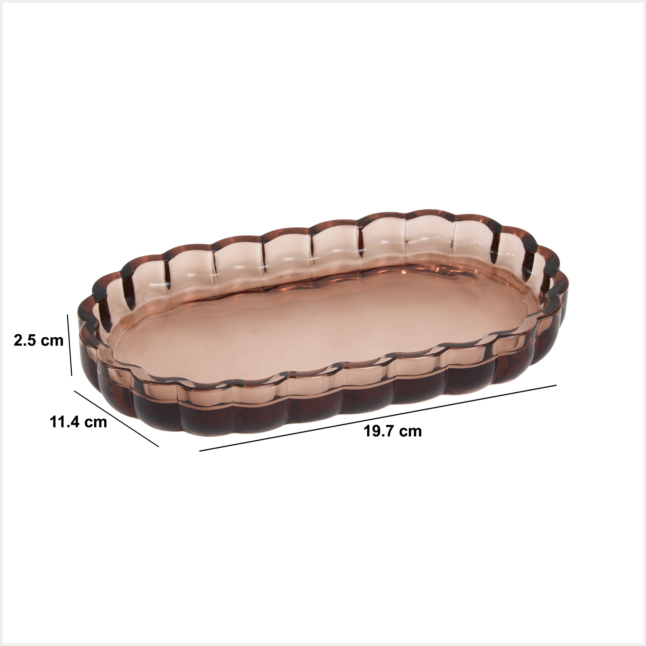 Amber plate florea - Five