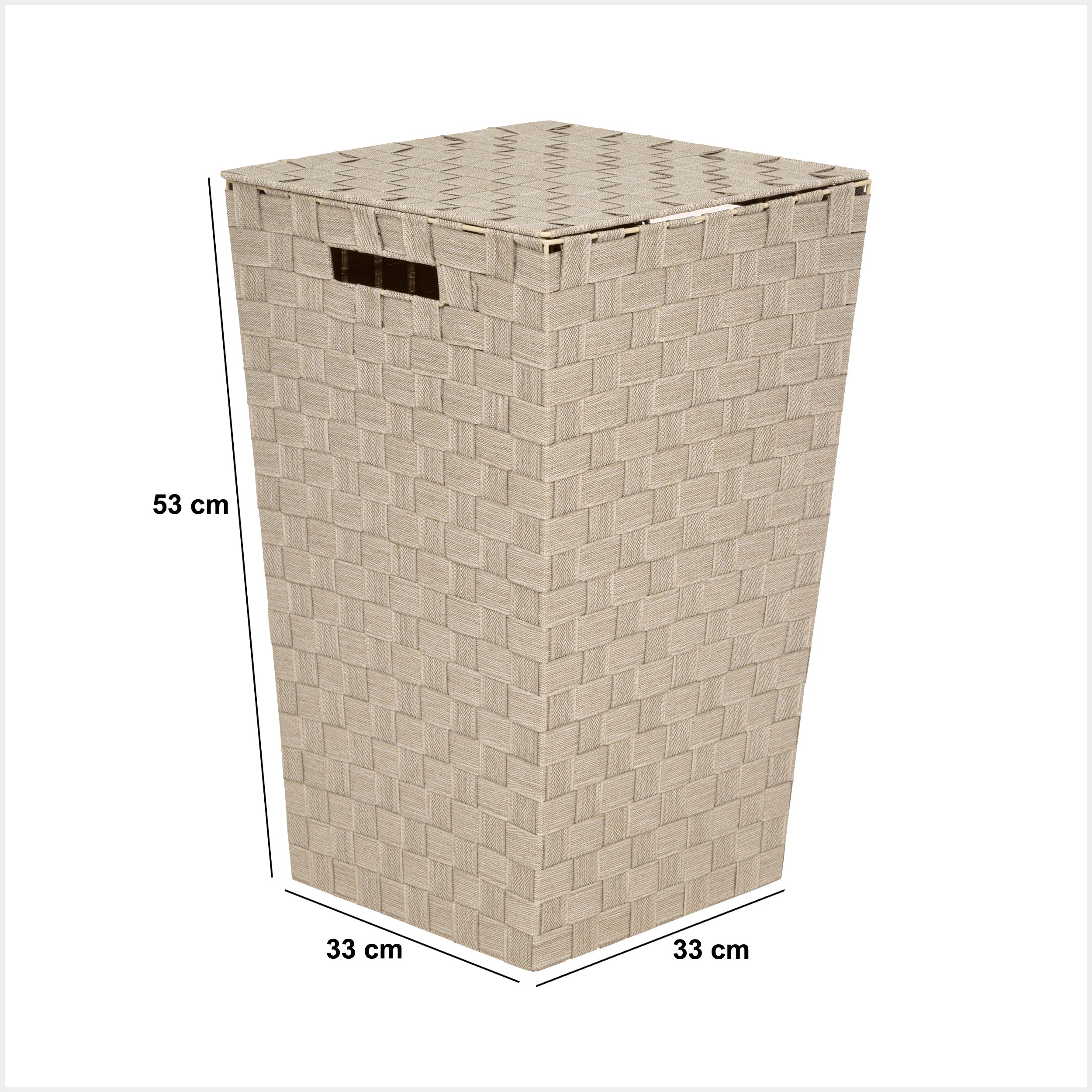 Laundry basket 50 l lise beige - Five