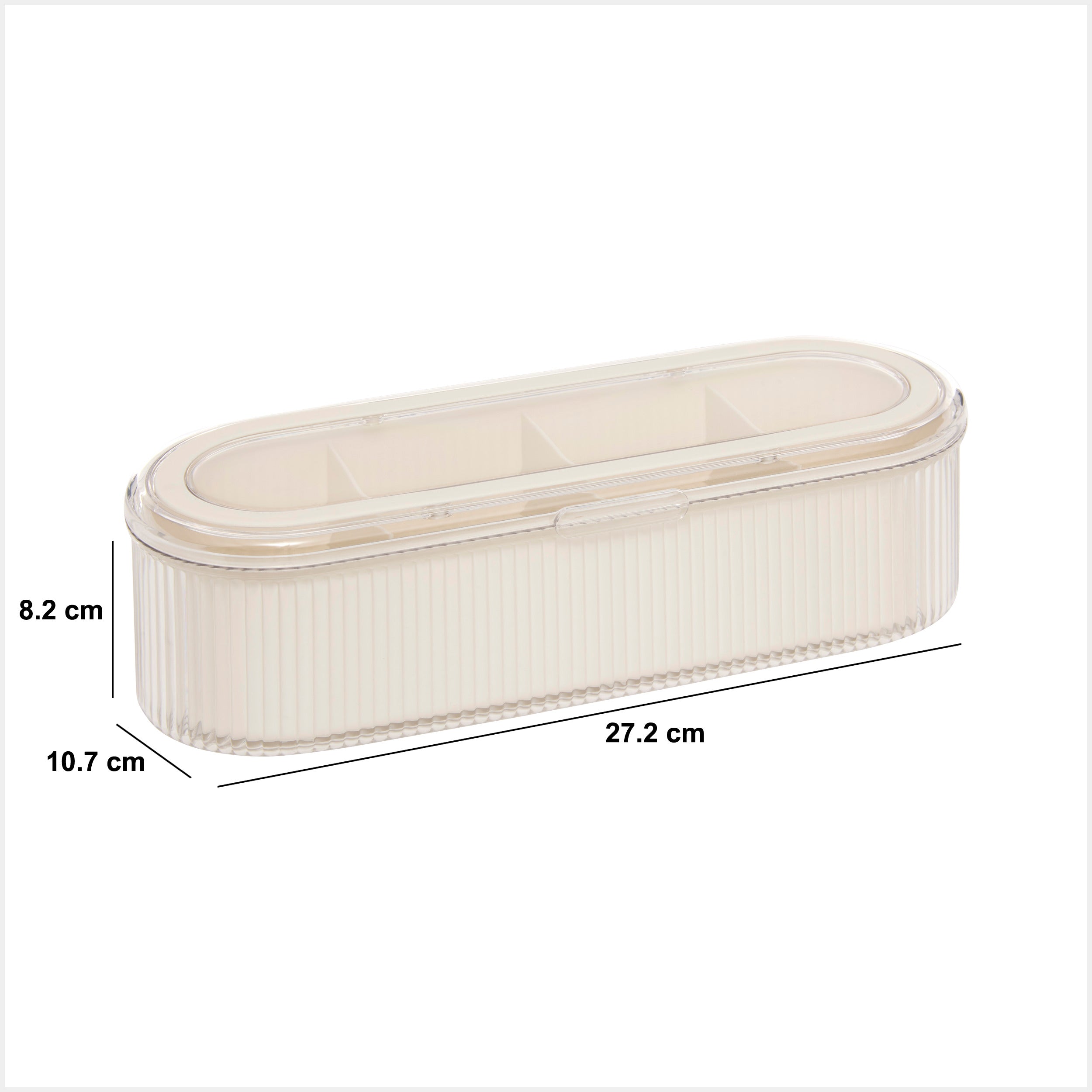 Beige storage cutie alba - Five