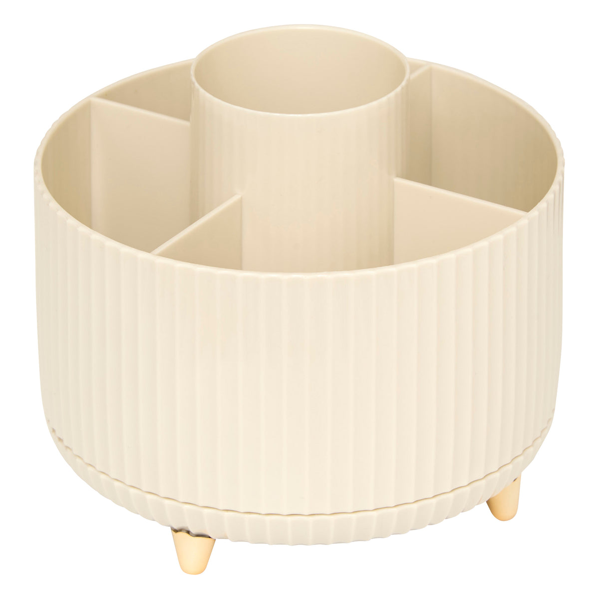 Round 360 beige organiser alba - Five