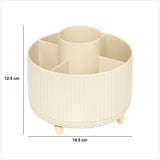 Round 360 beige organiser alba - Five