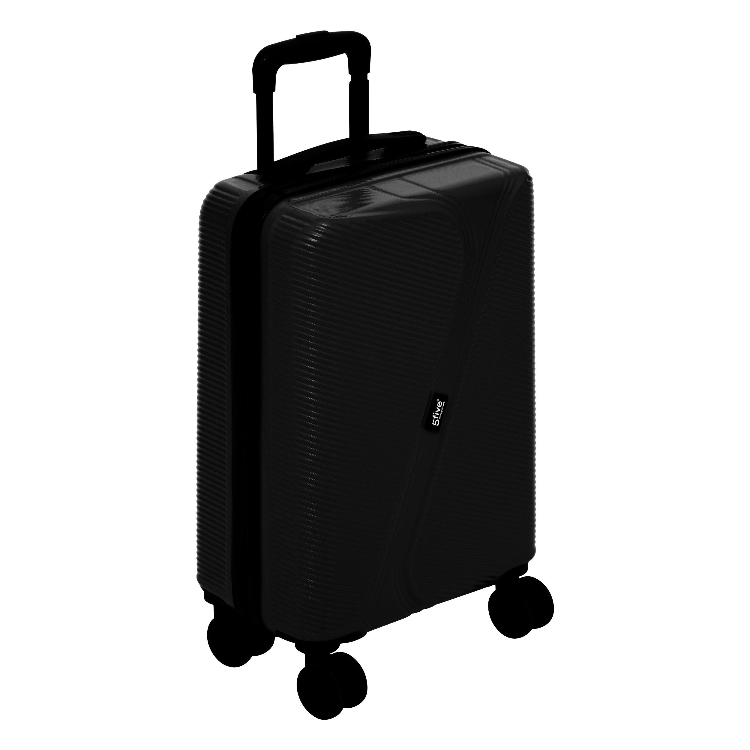 Set 3 trolere carcasa rigida cu 4 roti duble L. 49.5 x l. 28.5 x H. 77 cm