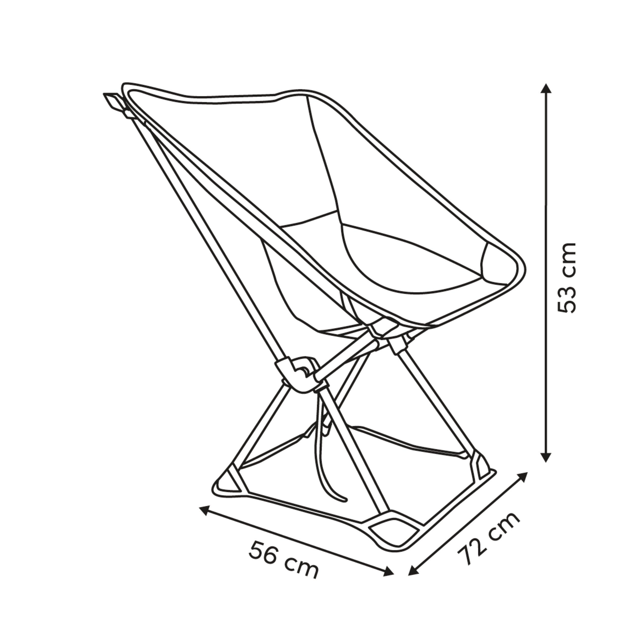 Mic fold camp chair ficus - Five