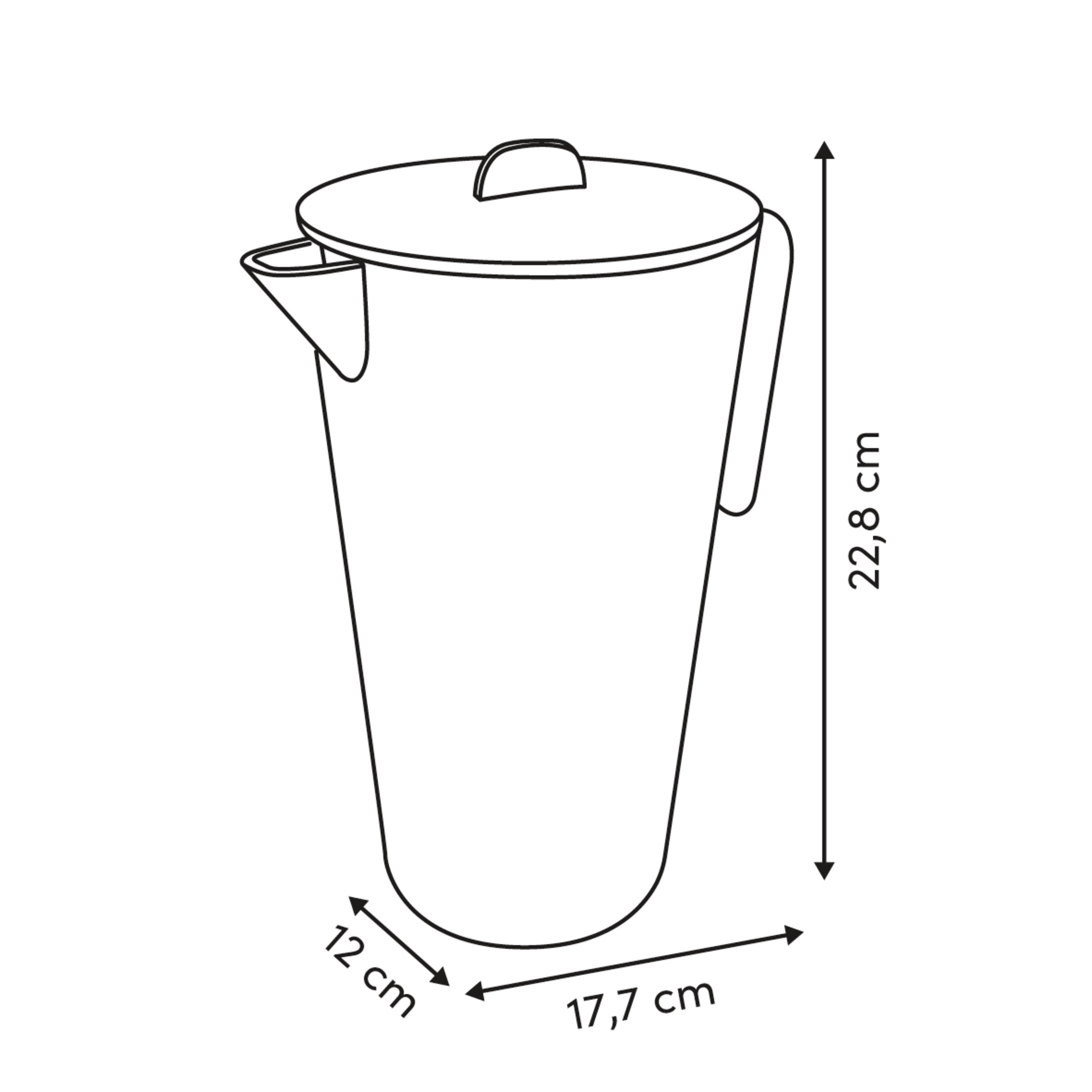 Pitcher 1,6 l print eden - Five