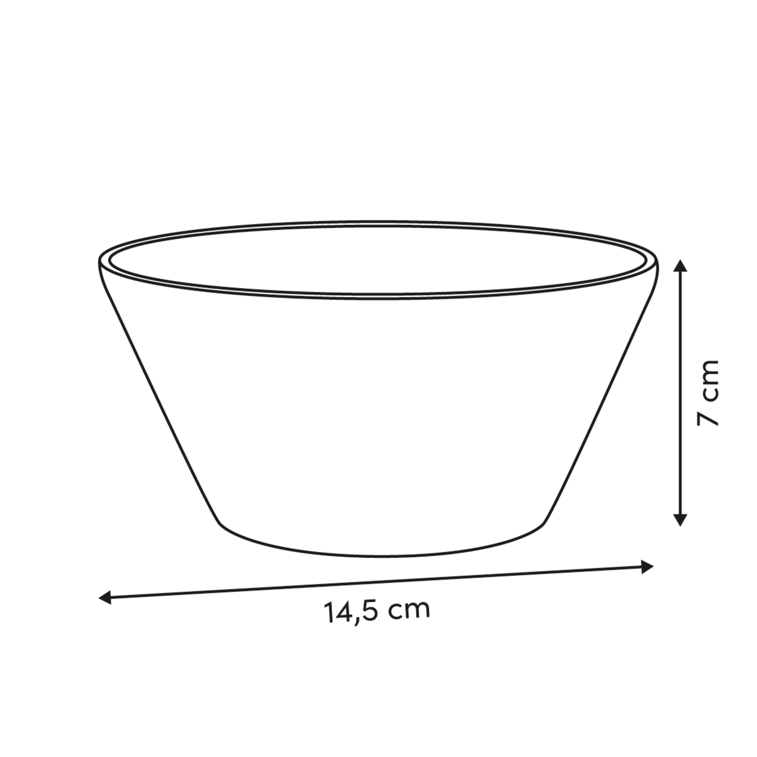 Salad funda 14 cm print eden disp - Five