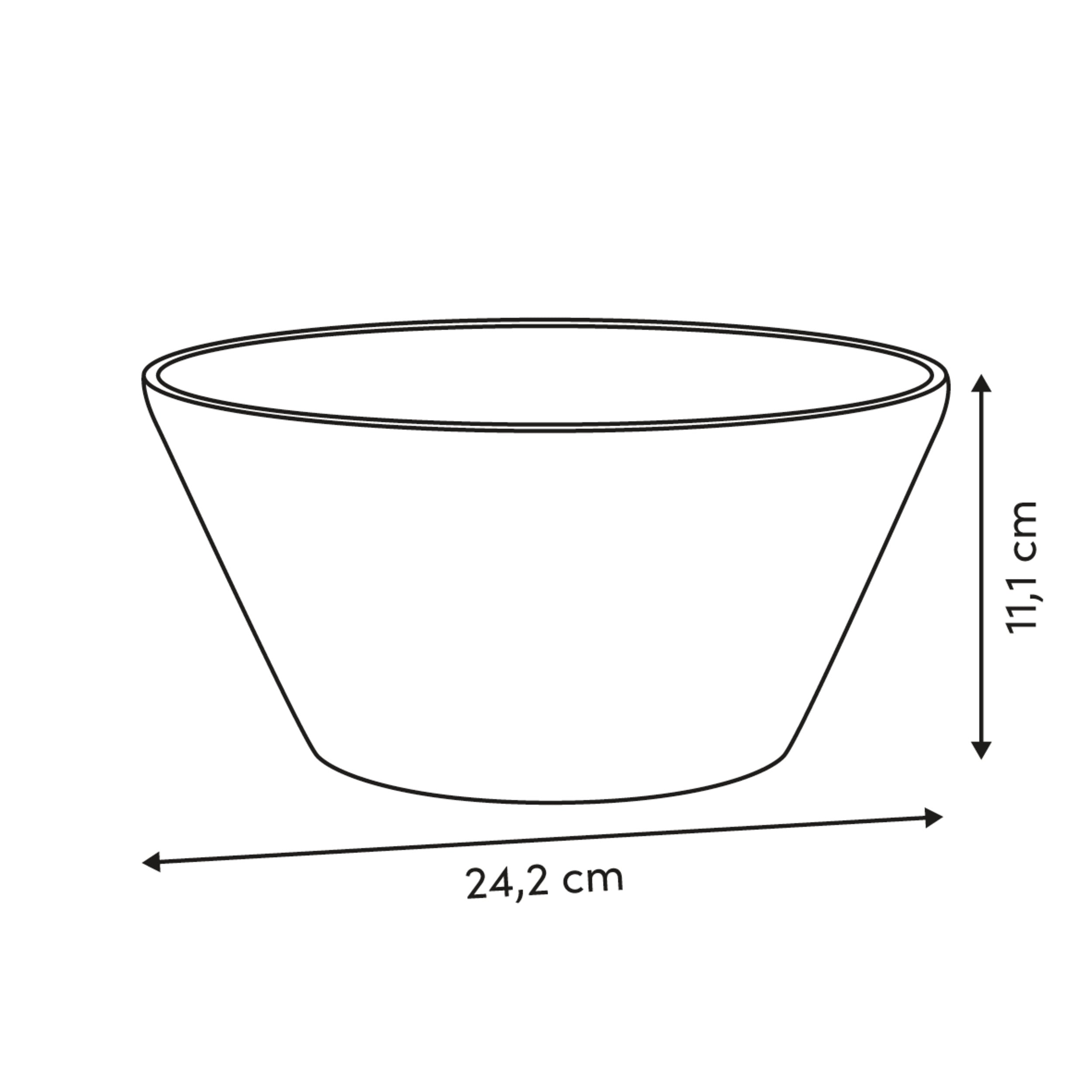 Salad 25 cm print solea disp - Five