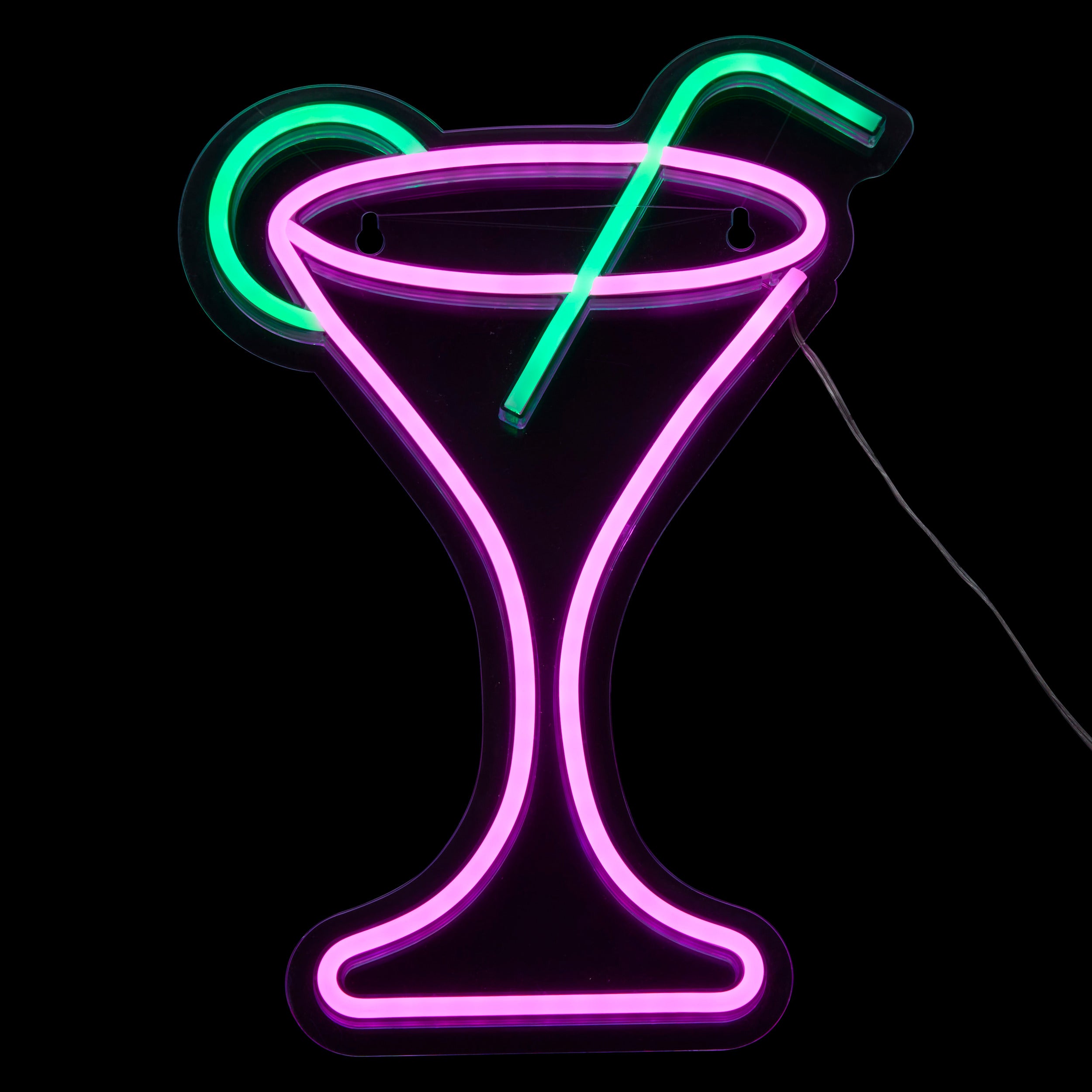 Corp de iluminat, cocktail wall LED neon H34 cm - Atmosphera